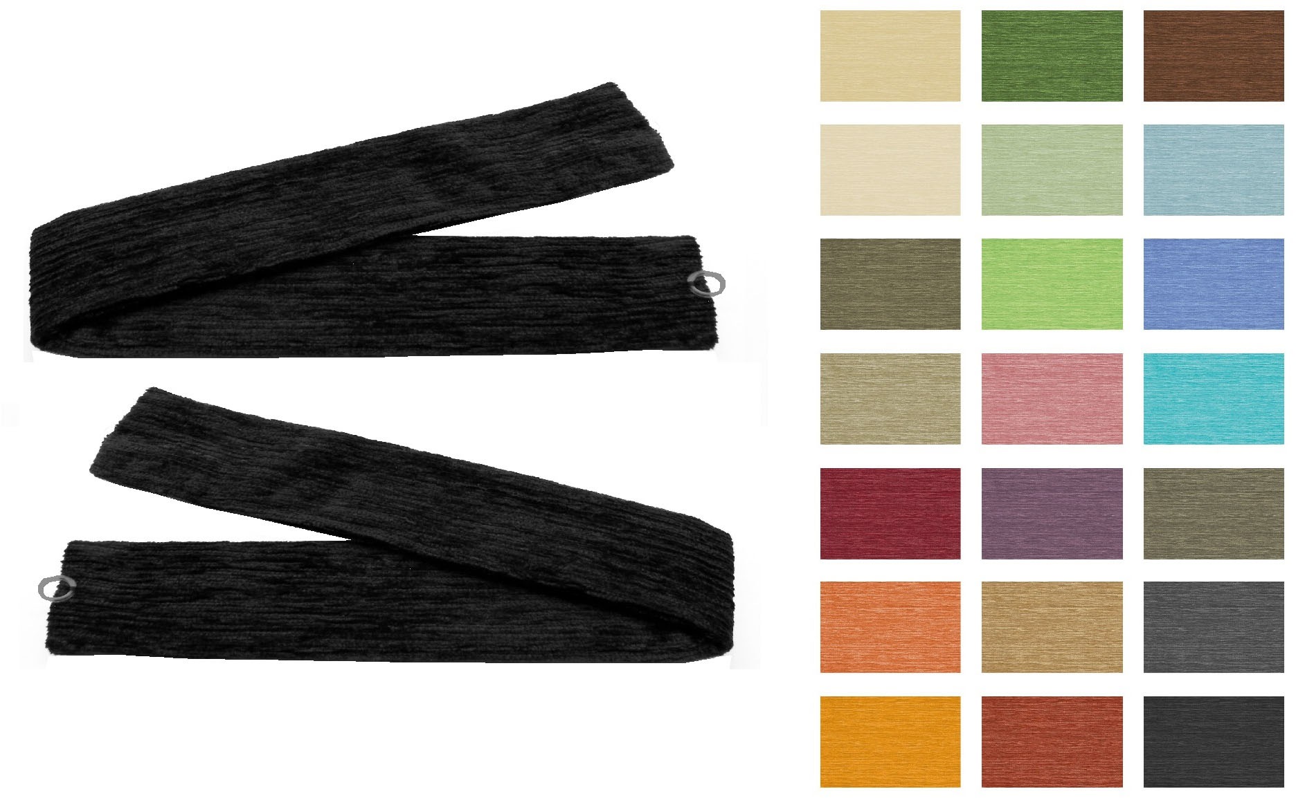 Wirth Raffhalter »Thermo-Chenille 288g/m²« 2-er Set