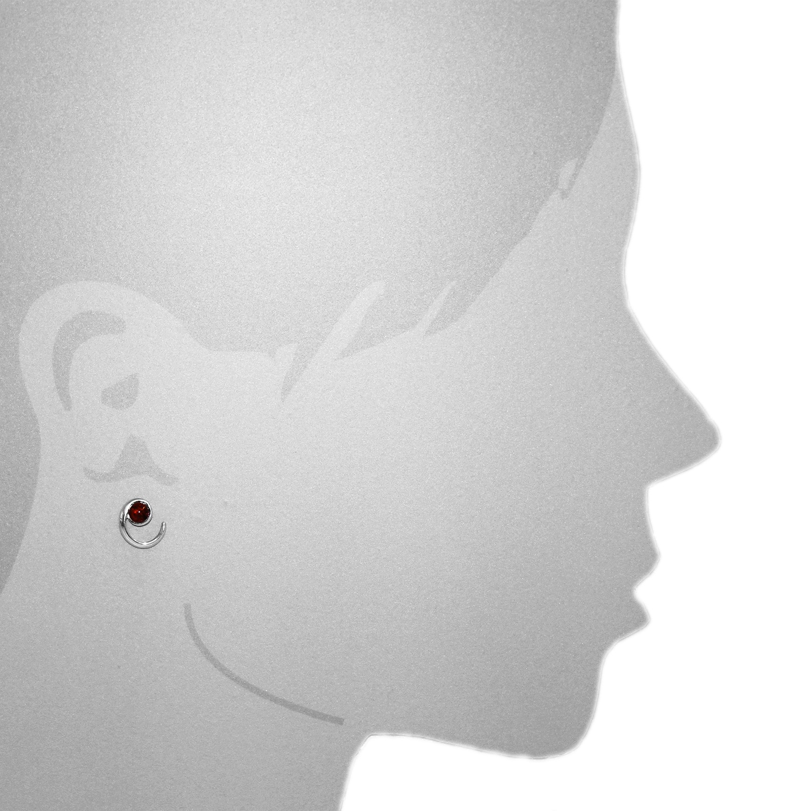 OSTSEE-SCHMUCK Paar Ohrstecker »- Caro - Silber 925/000 - Bernstein«