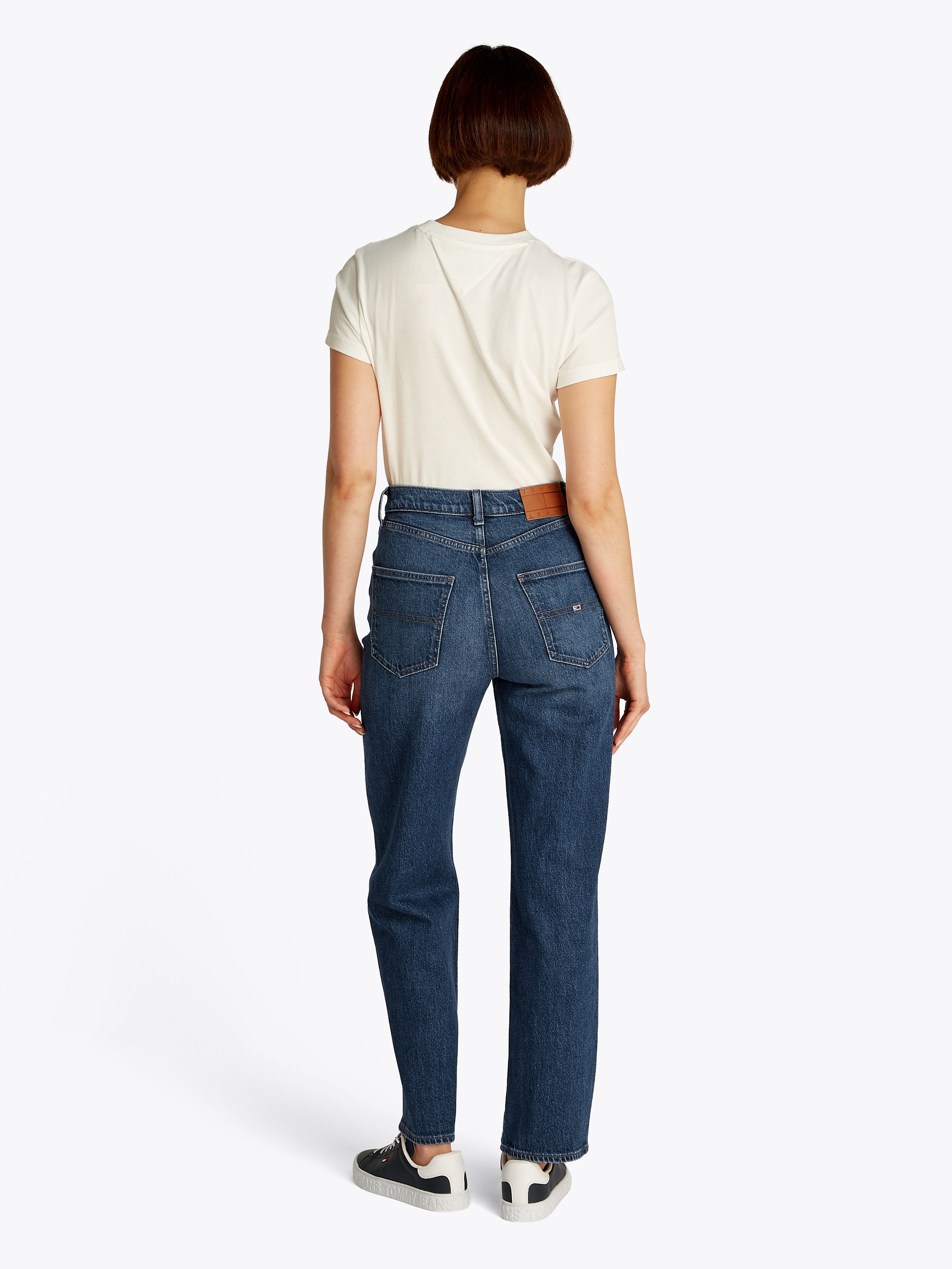 Tommy Jeans Straight-Jeans »LAYLA HR SLIM STR«, in Knöchellänge