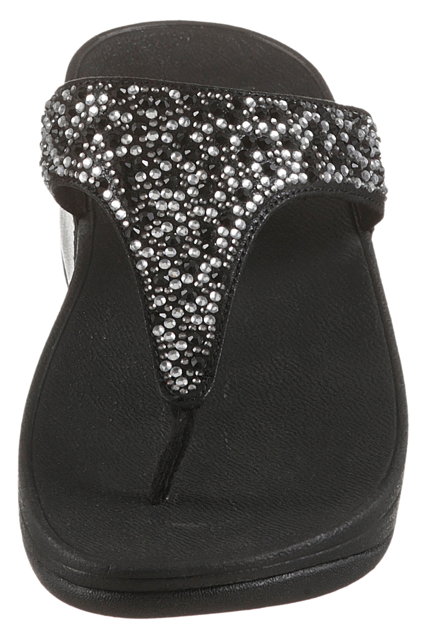 Fitflop Zehentrenner »LULU CRYSTAL«, Sandale, Pantolette mit Schmucksteine