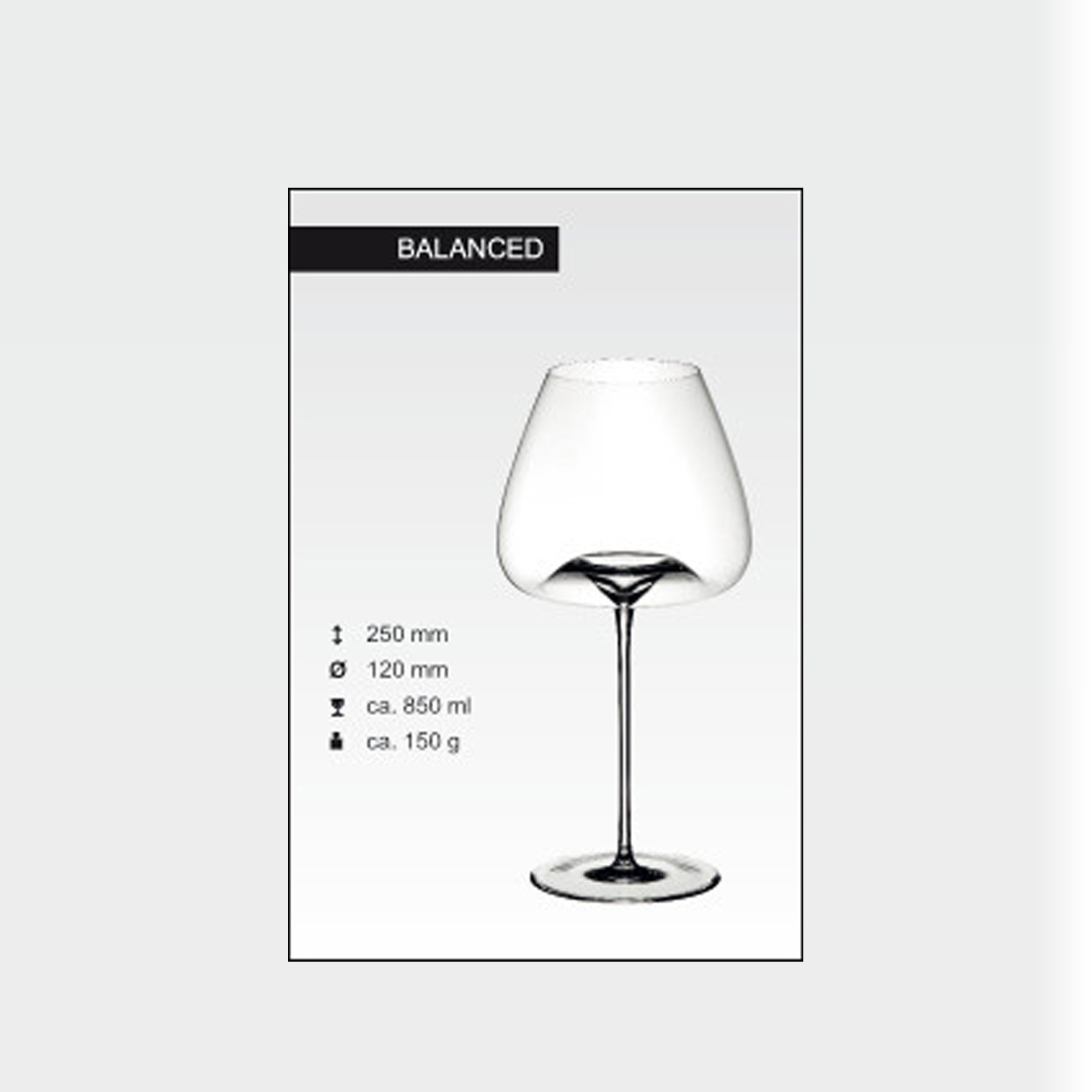 ZIEHER Rotweinglas »Weingläser Vision Balanced 850 ml 2er Set transparent«