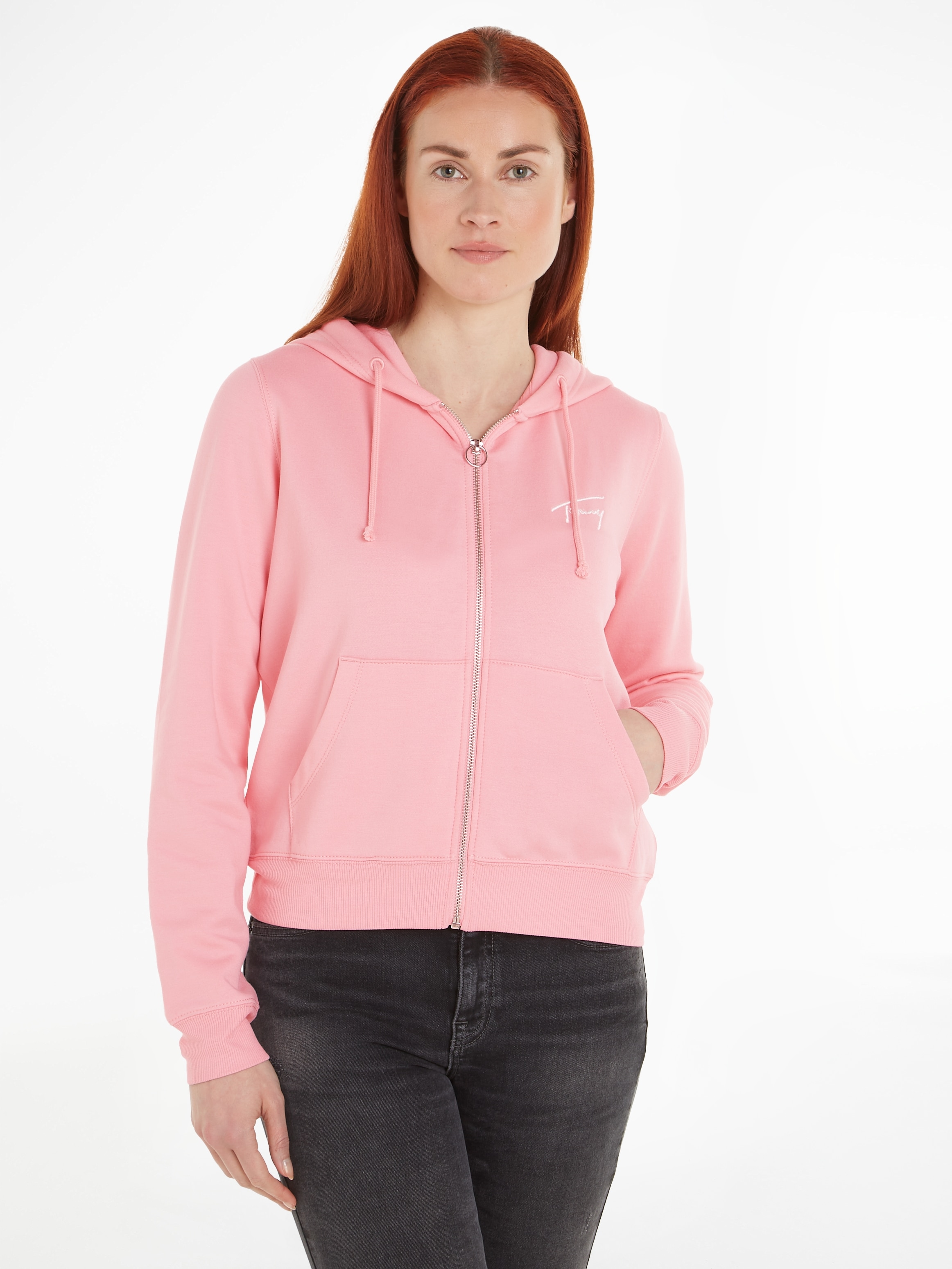 Sweatjacke »TJW REG SIGNATURE ZIP THRU«, mit Logoschriftzug