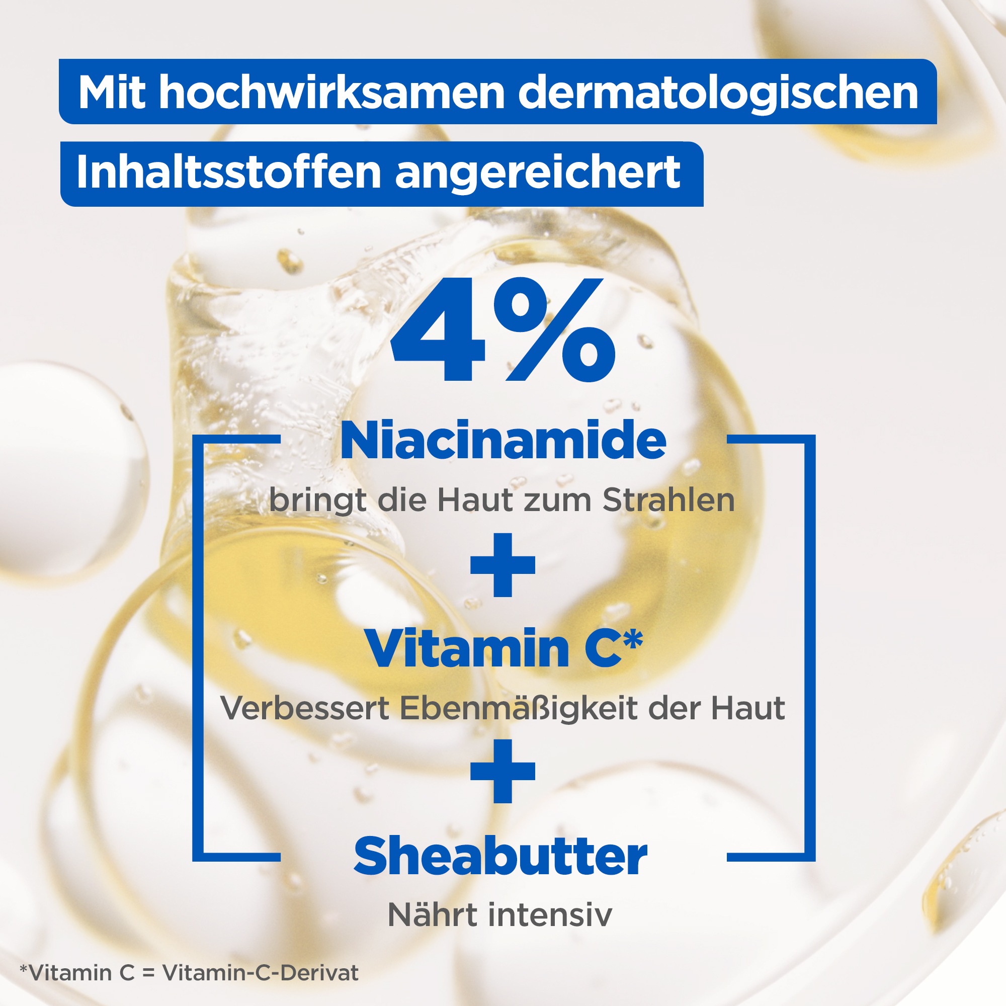 Mixa Körpermilch »Mixa Niacinamide Bright Body Lotion«, Pflegt müde und trockene Haut, sorgt für bis zu 48h Feuchtigkeit.