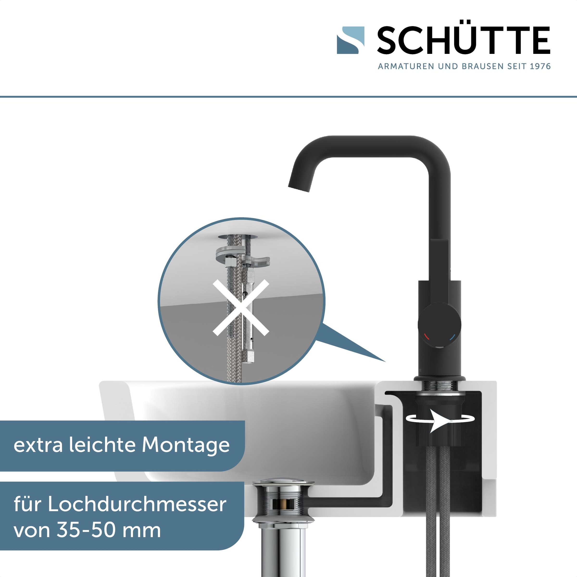 Schütte Waschtischarmatur »»LOS ANGELES««, (1 St.)