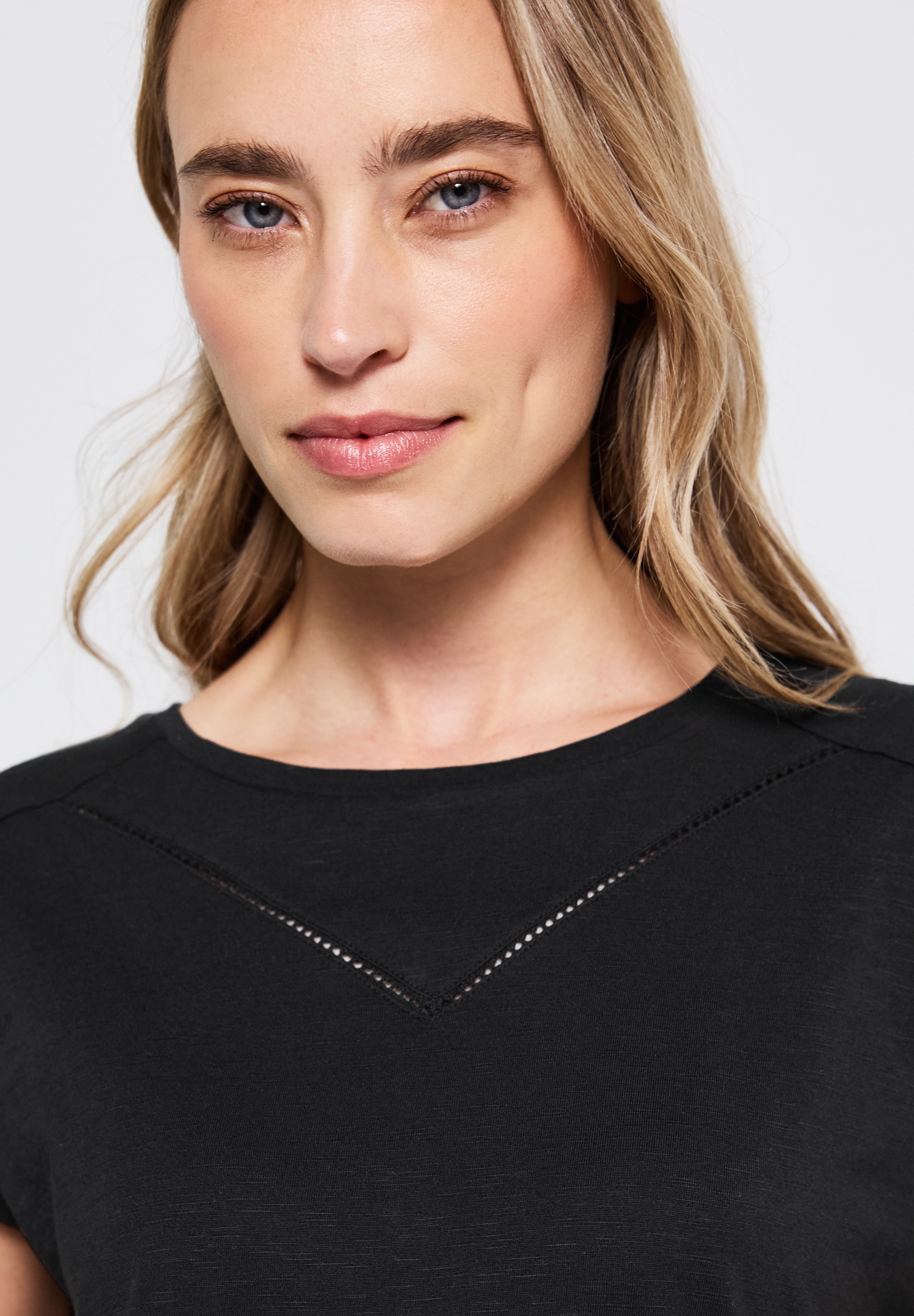 STREET ONE Shirttop, mit Deko-Tape