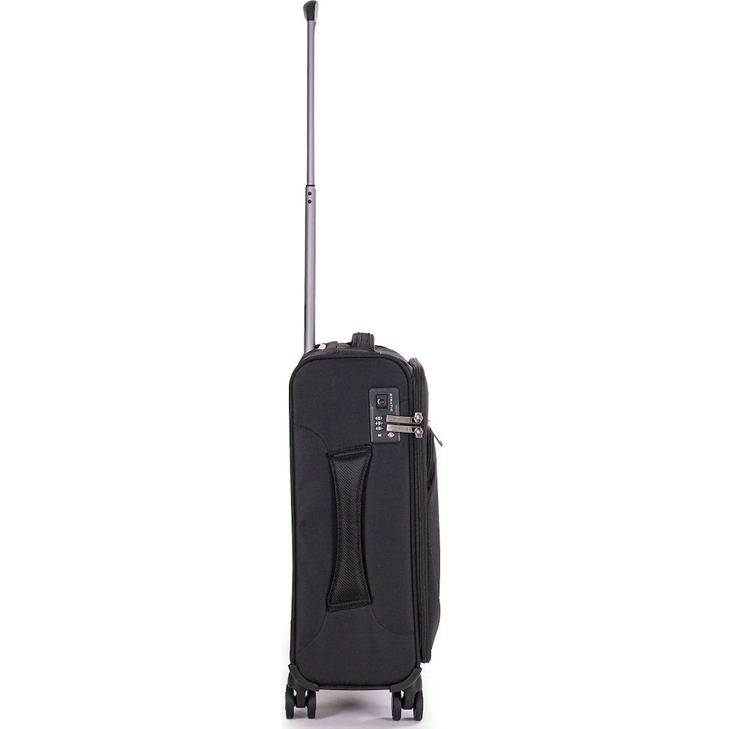 Stratic Weichgepäck-Trolley »Mix S, black«, 4 Rollen