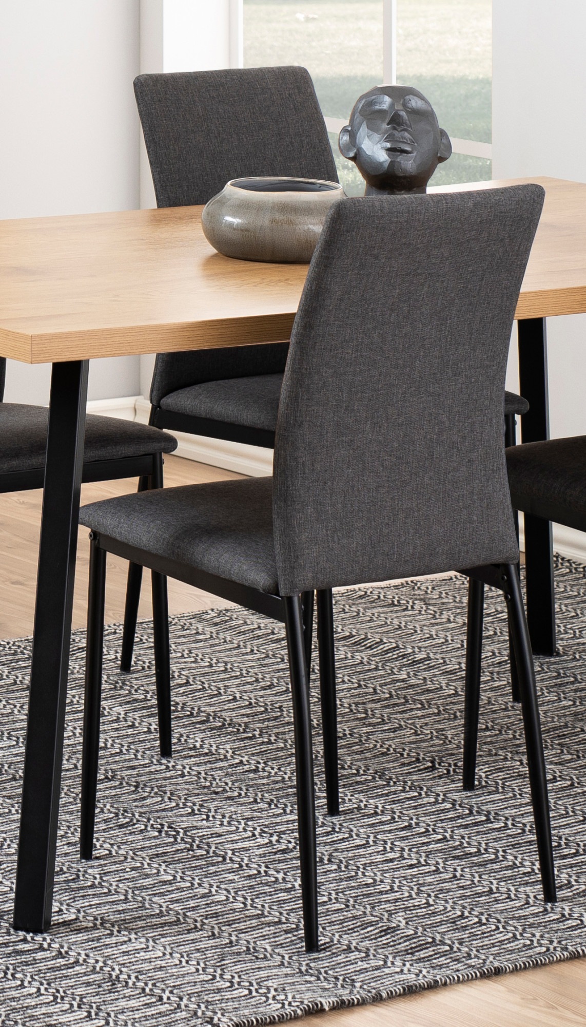 ACTONA GROUP Esszimmerstuhl »Demina«, (Set), 4 St., in Samtvelours oder Kunstleder