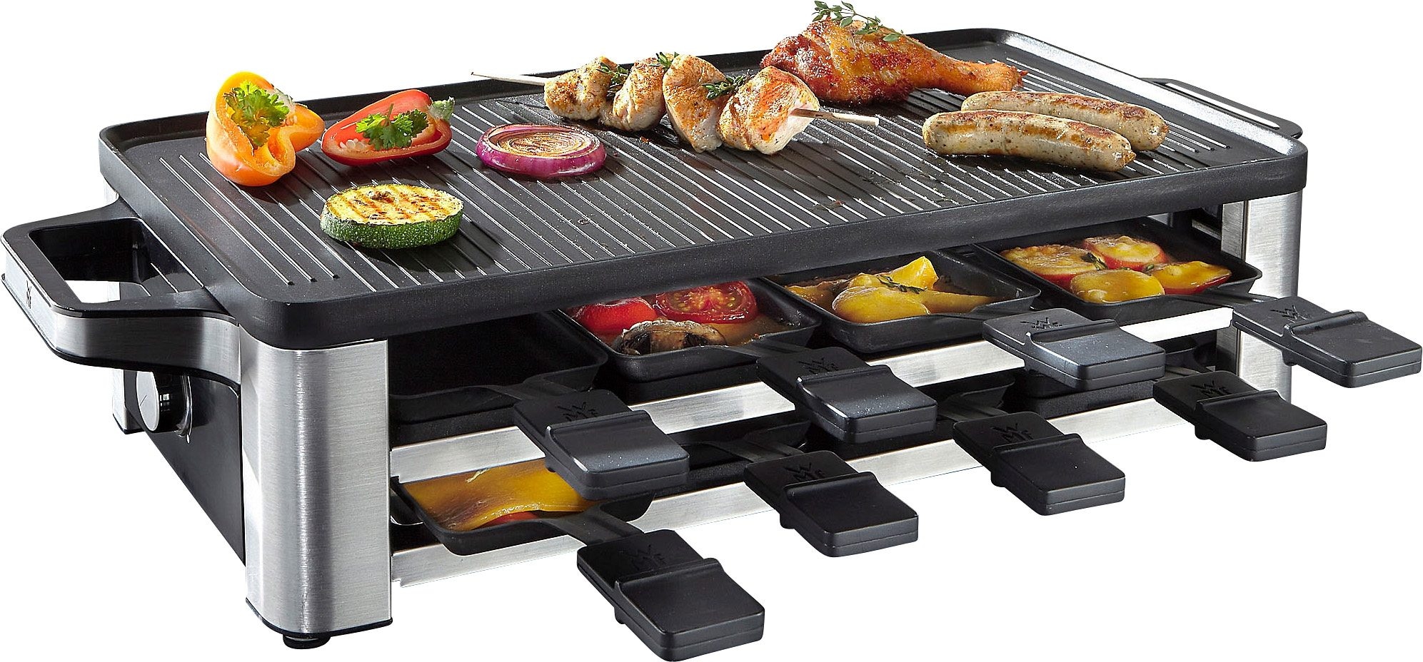 WMF Raclette »LONO«, 8 St. Raclettepfännchen, 1500 W