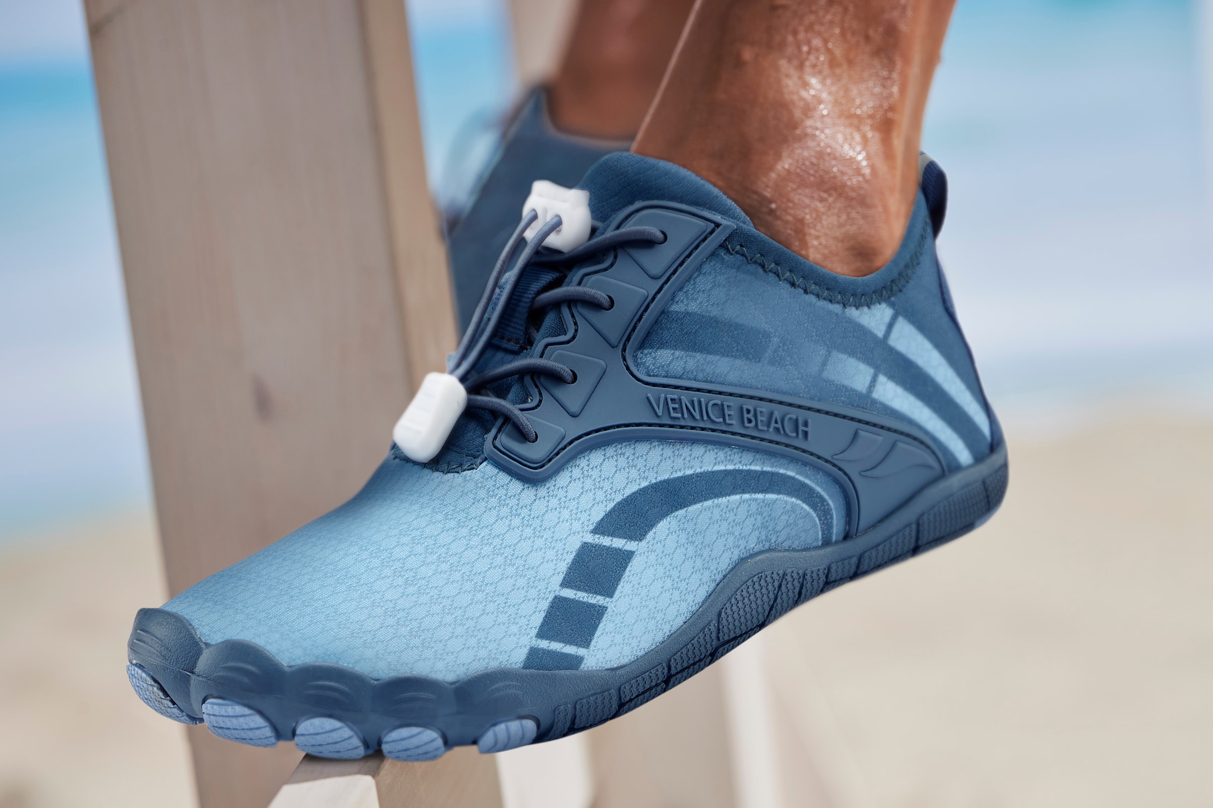 Venice Beach Aquaschuh, mit Kordelzug, Badeschuh, Slipper, Wasserschuh, Unisex VEGAN