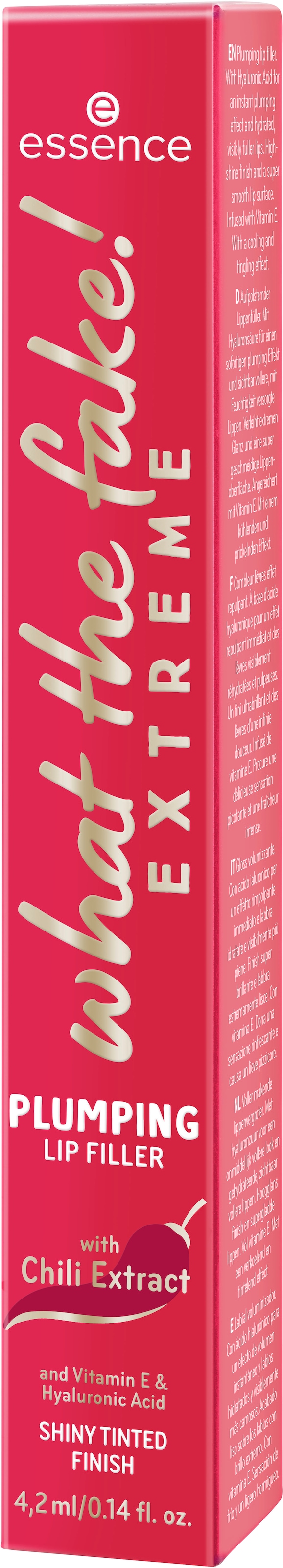 Essence Lip-Booster »what the bei FILLER«, PLUMPING EXTREME (Set, fake! LIP tlg.) 3 ♕