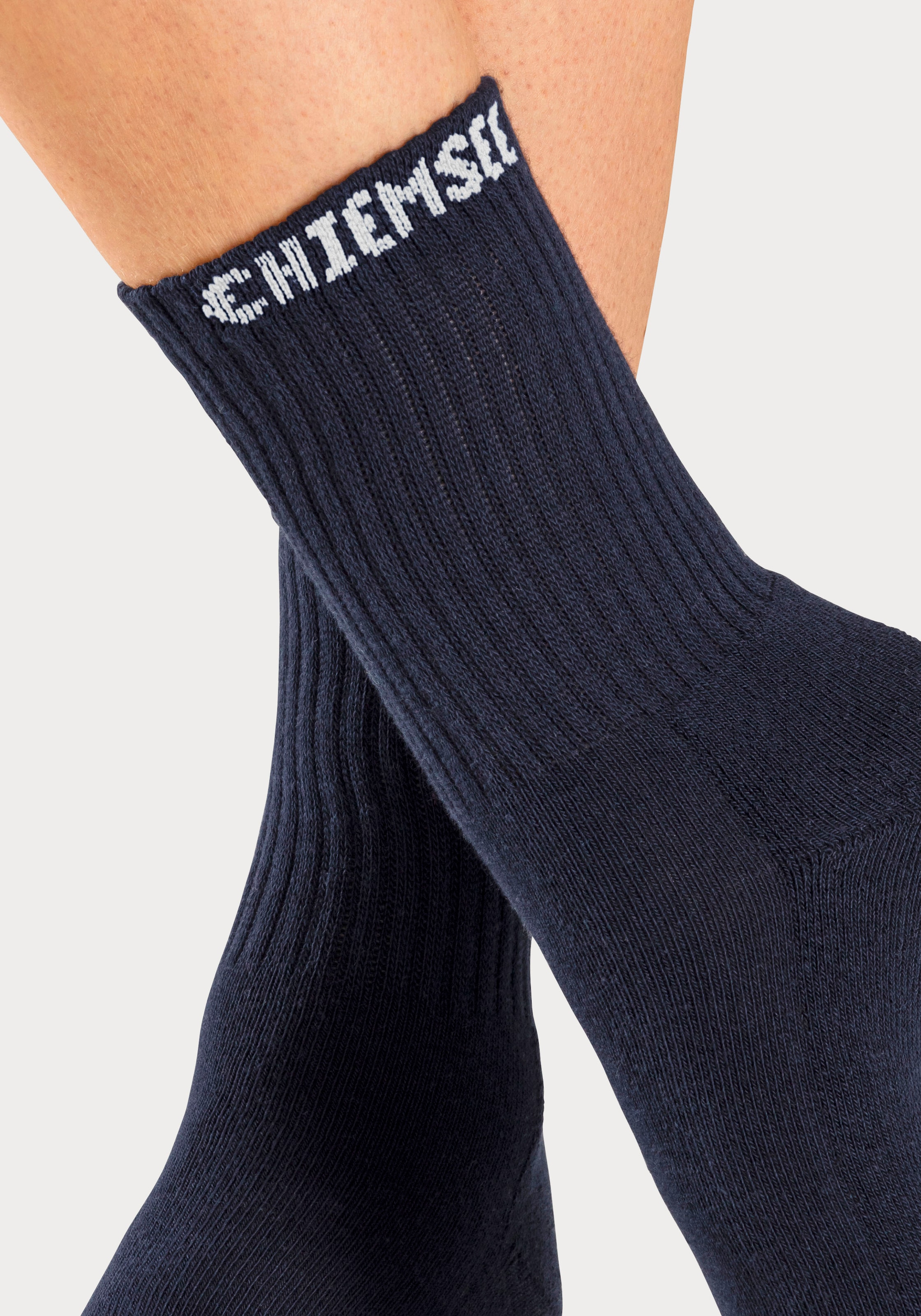 Chiemsee Tennissocken, (Packung, 6 Paar), mit eingestricktem Markennamen