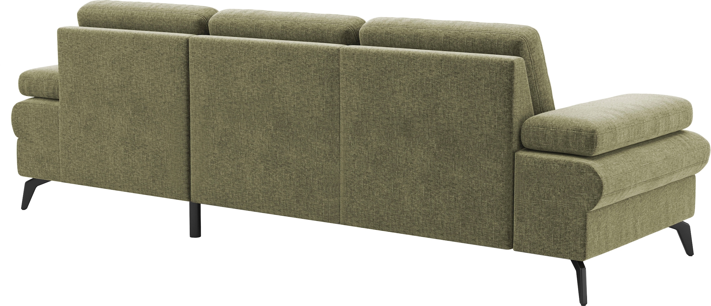 sit&more Ecksofa »Morris Jubi L-Form«, inkl. Armteilfunktion und 1 Zierkissen, wahlweise mit Bettfunktion