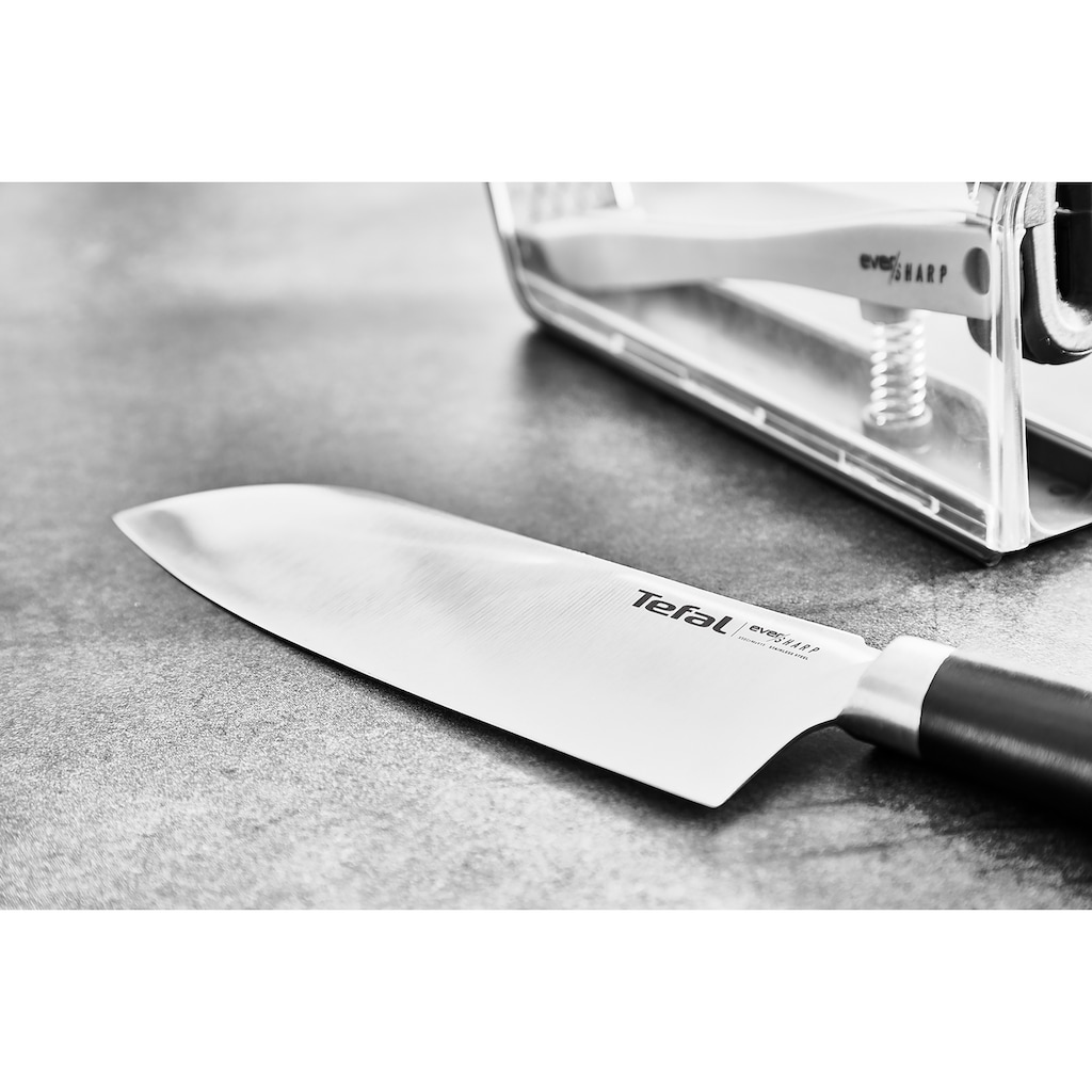 Tefal Messer-Set »K25790 Ever Sharp S«, (Set, 2 tlg.), Edelstahl, lang anhaltende Schneidleistung und Schärfe