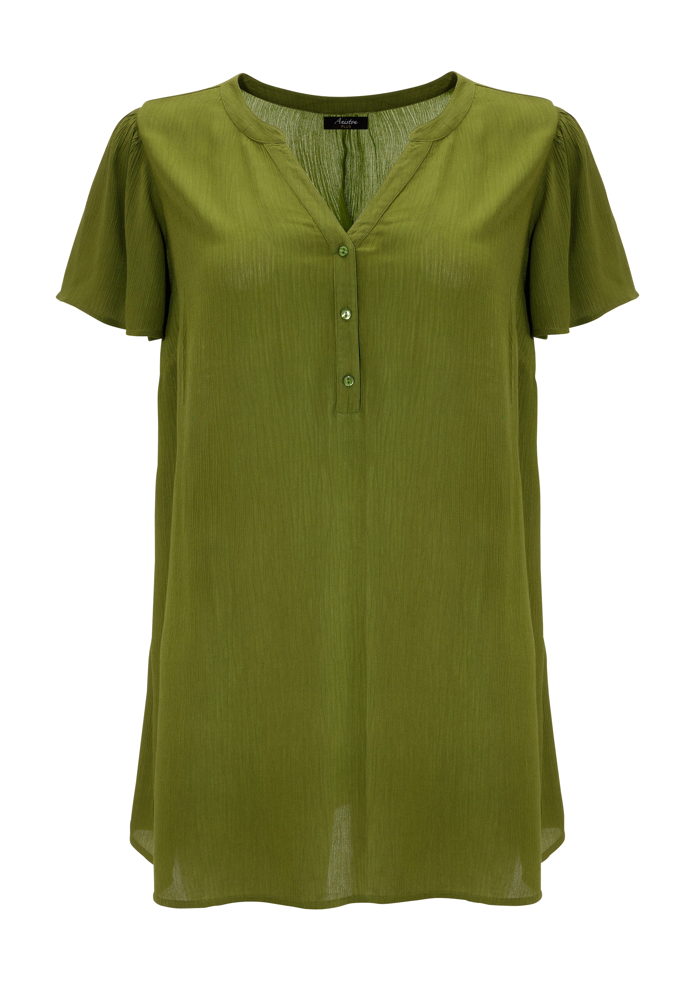 Aniston PLUS Longbluse, in trendiger Crepe-Qualität