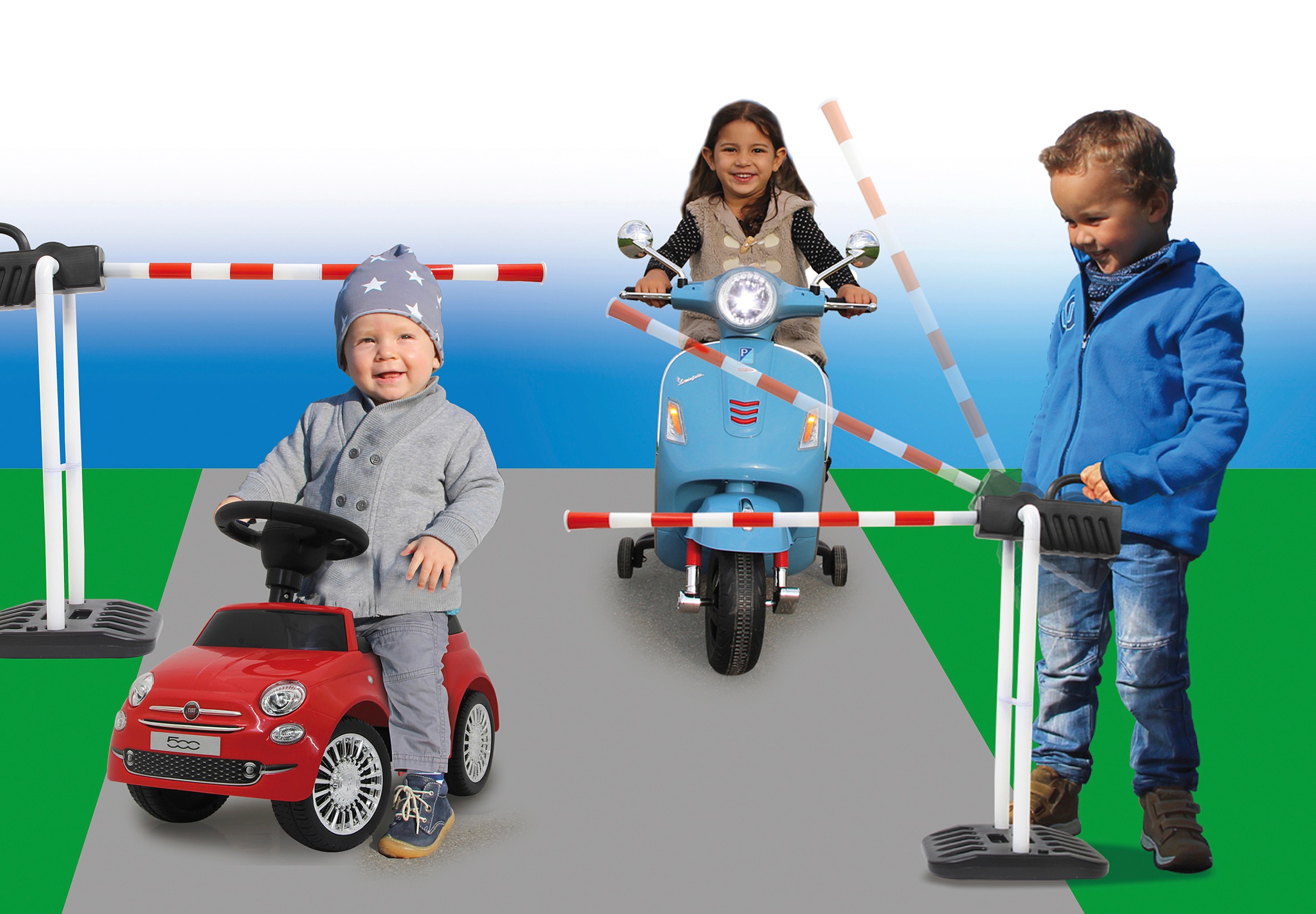 Jamara Spiel-Verkehrsschranke »Grand« für Kinder ab 3 Jahren, BxTxH: 23x94x67 cm