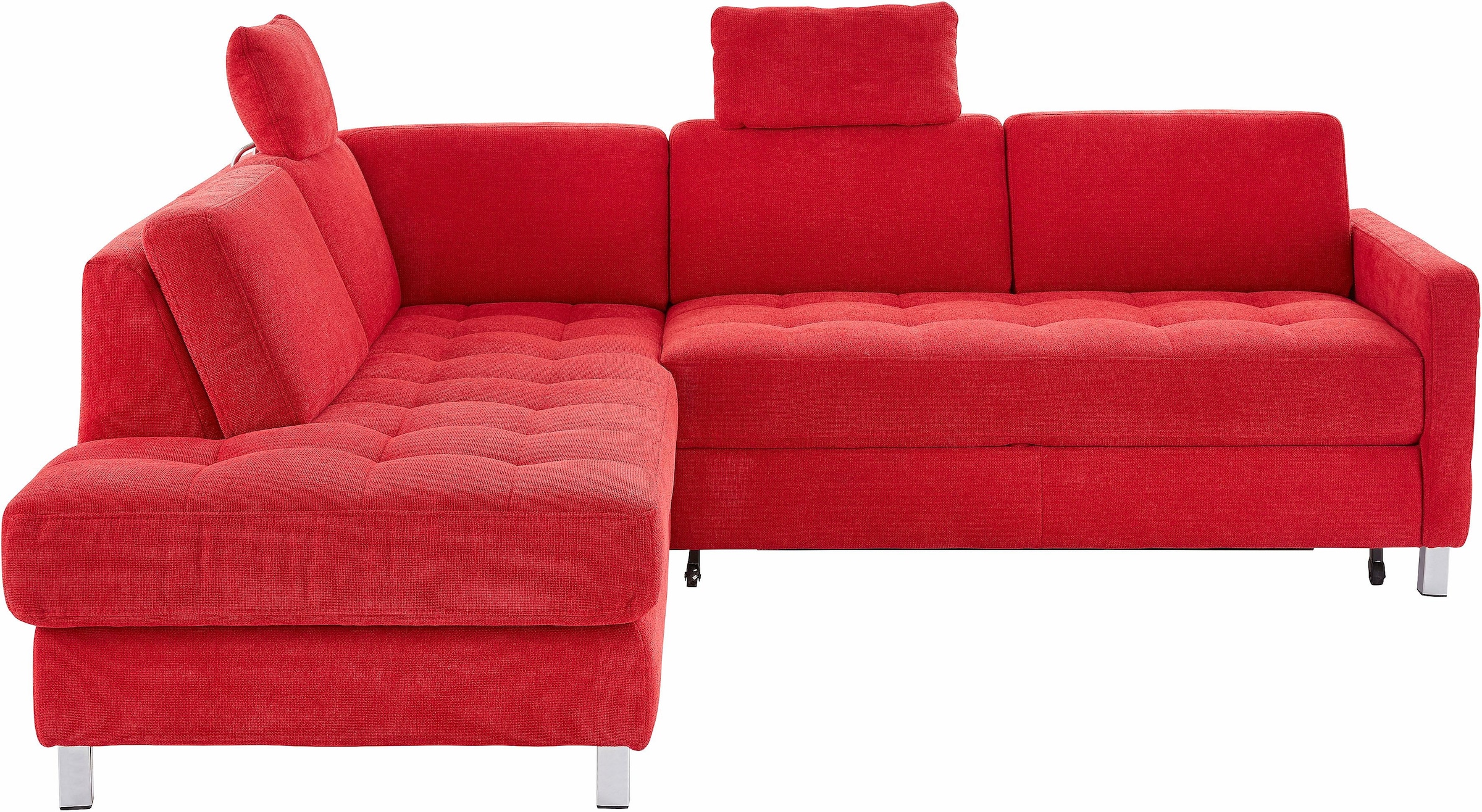 sit&more Ecksofa »Pablo L-Form«, wahlweise mit Bettfunktion