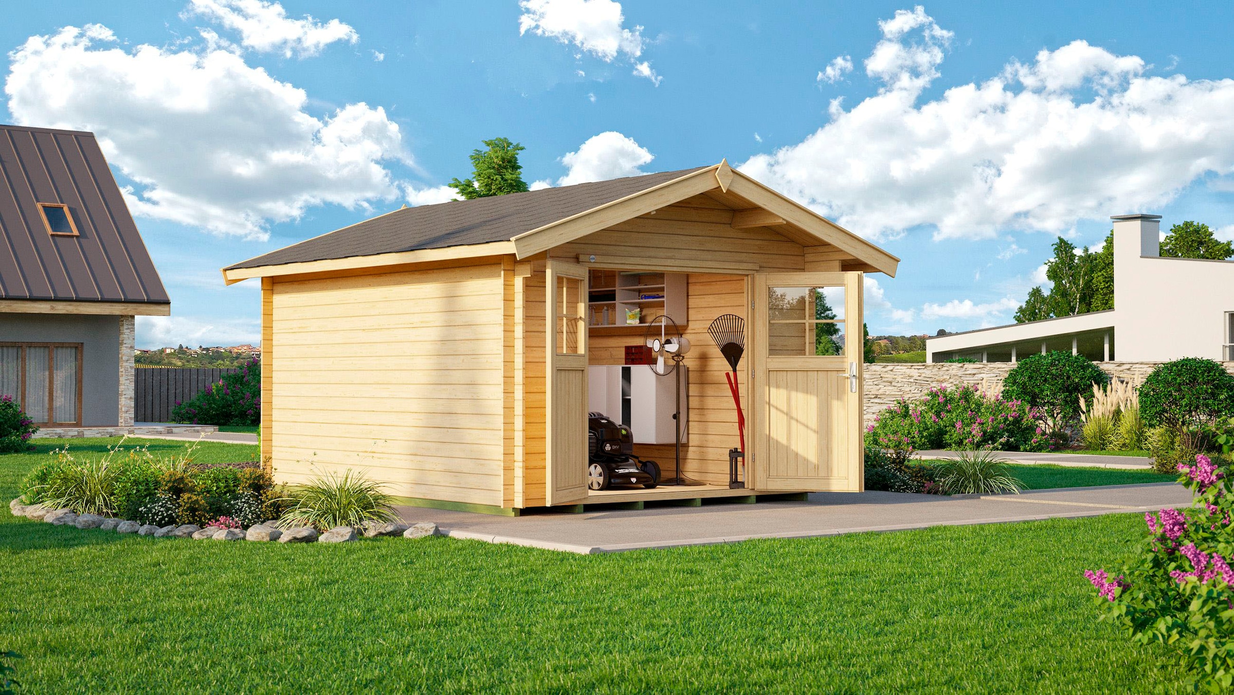 weka Gartenhaus »Premium28 natur«