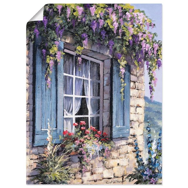 Artland Wandbild »Fenster I«, Fenster & Türen, (1 St.), als Leinwandbild,  Wandaufkleber oder Poster in versch. Größen bequem bestellen