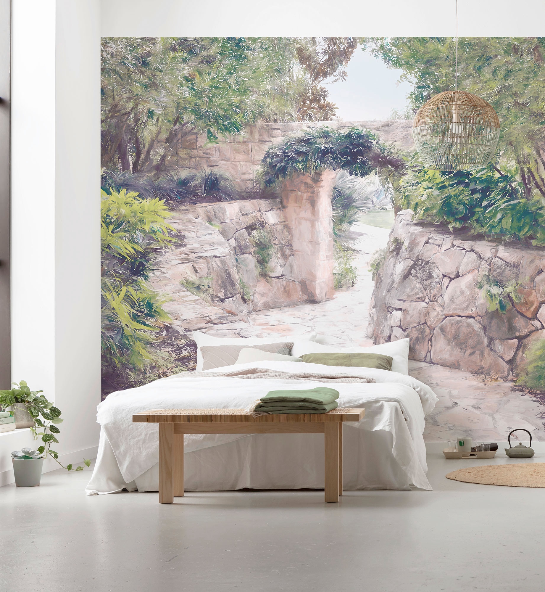 Komar Vliestapete »Digitaldruck Vlies - Passage - Größe 350 x 250 cm«, bedruckt, Wohnzimmer, Schlafzimmer