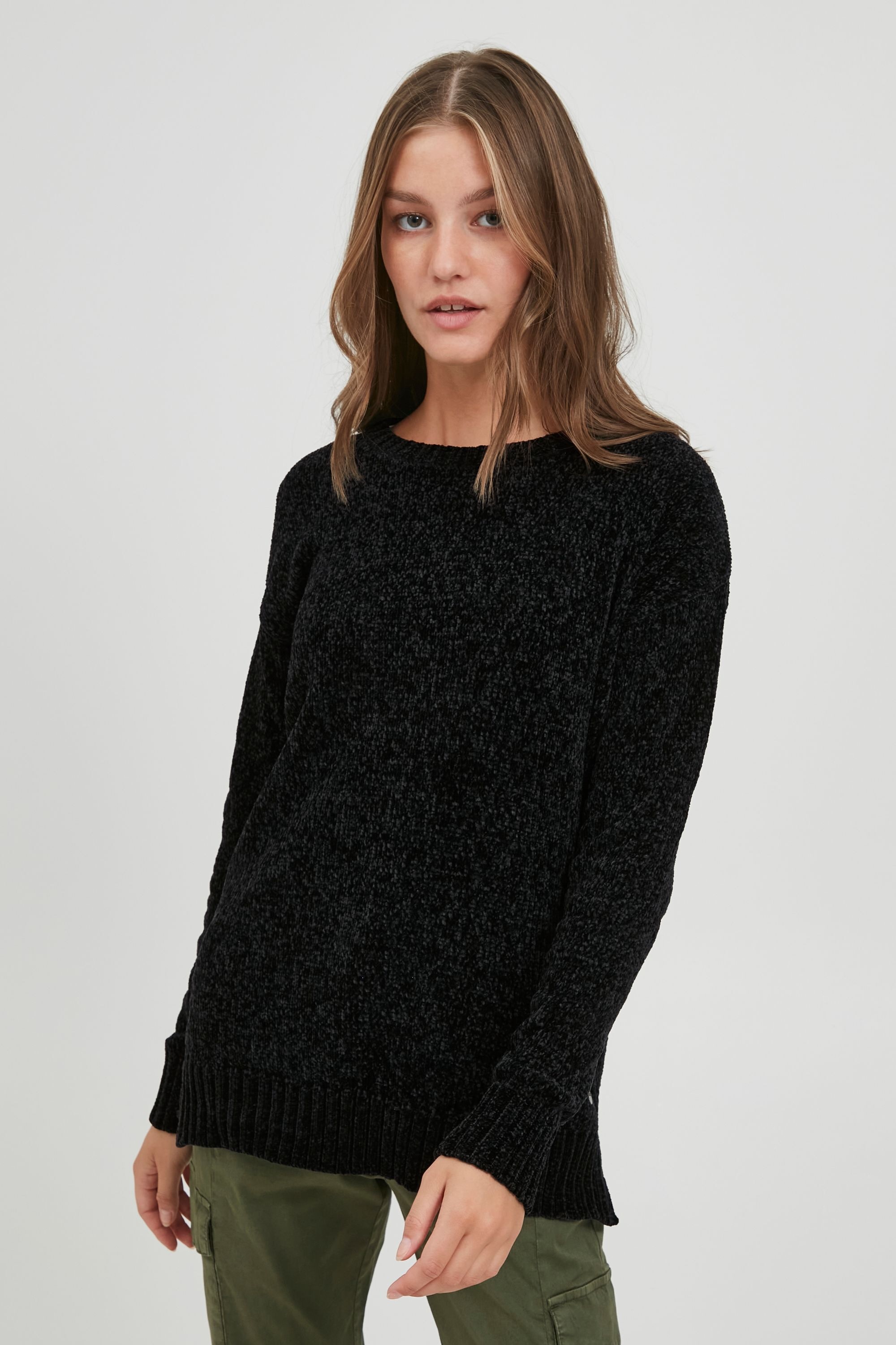 OXMO Strickfleece-Pullover »Strickpullover OXElvina«