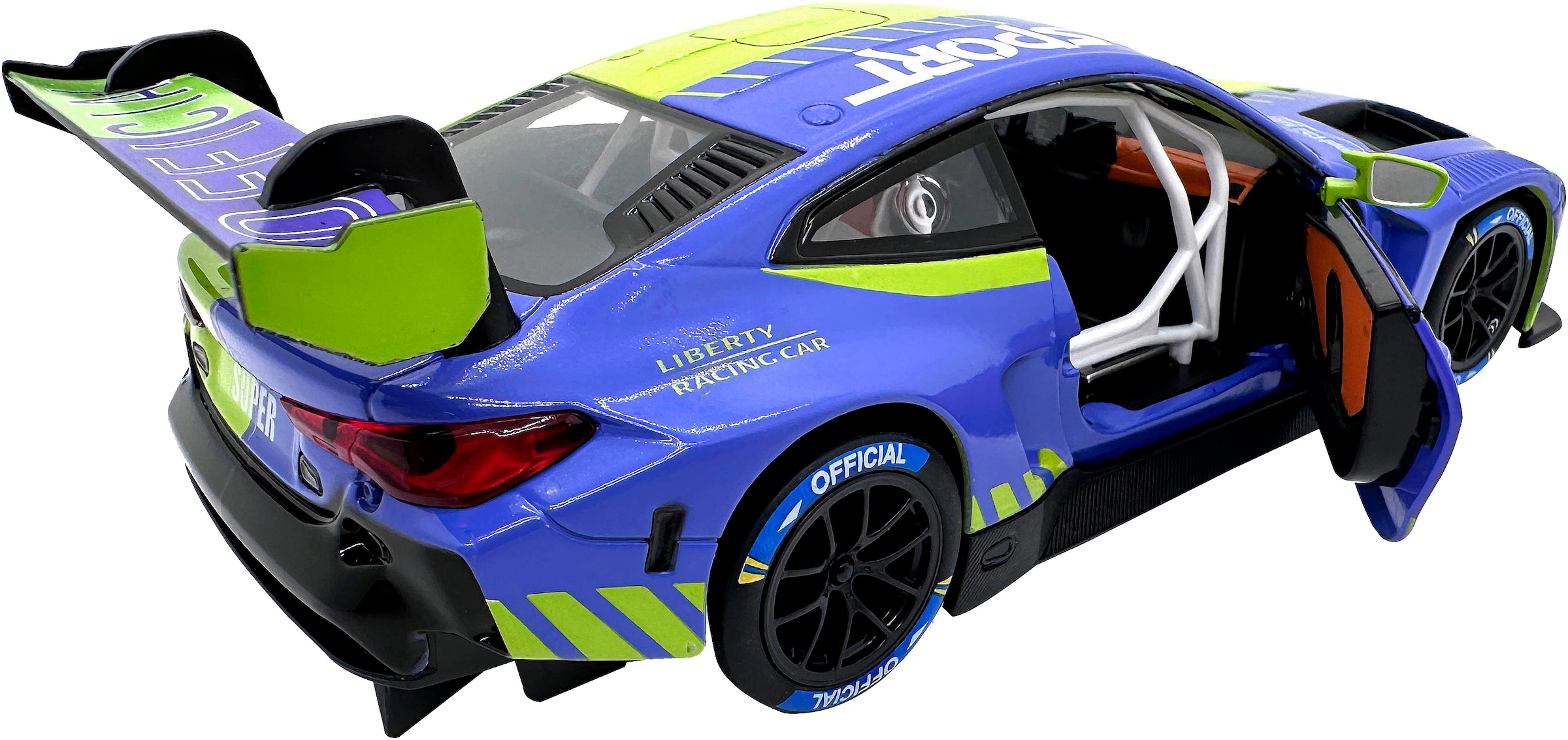 Jamara Spielzeug-Auto »Diecast, BMW M4 GT3 inklusive Batterien« LED Licht; Maßstab 1:24