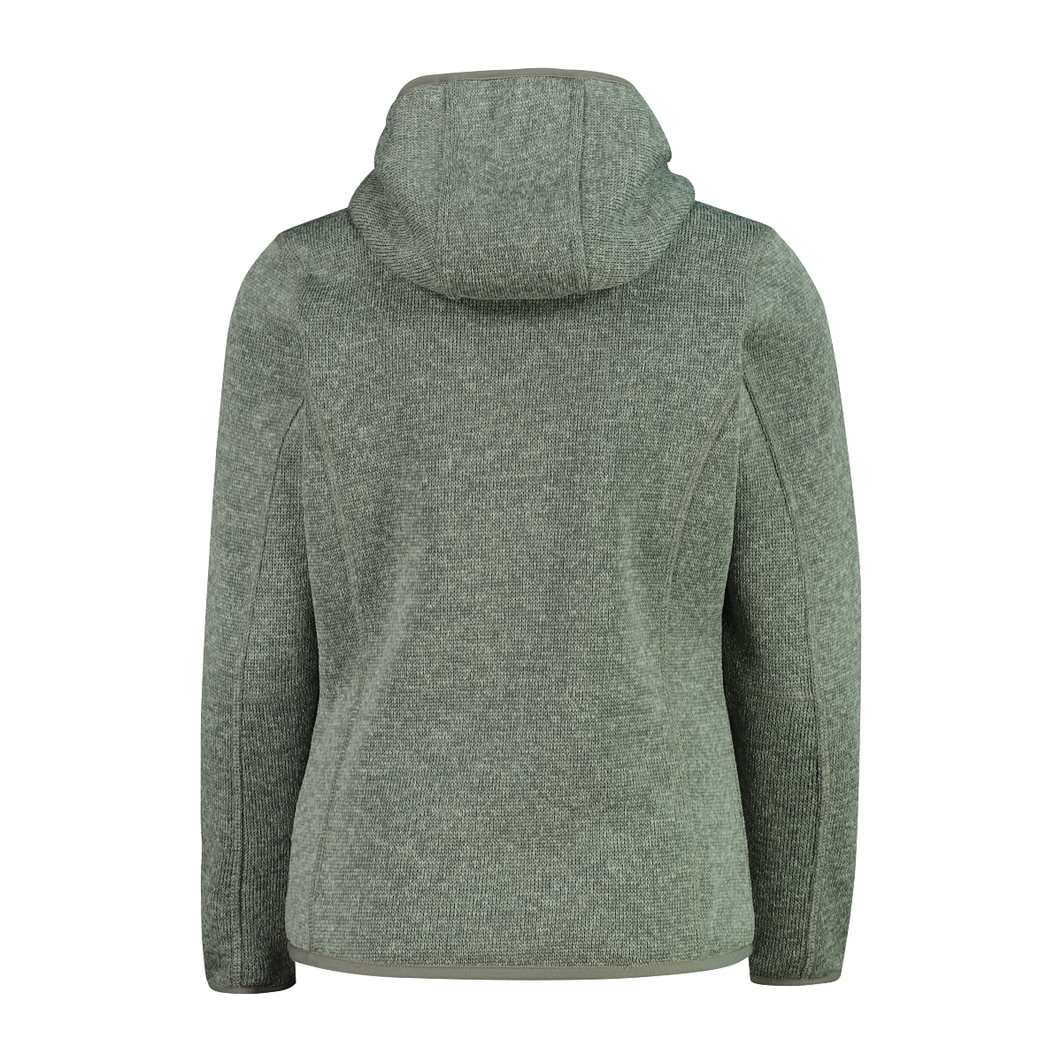 CMP Strickfleecejacke 1 Stk. tlg. mit Kapuze für Kinder, mit Kapuze, mit Logoschriftzug und Kontrastbändern