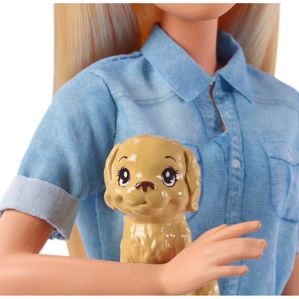 Barbie Anziehpuppe »Reise Puppe, blond mit Zubehör«