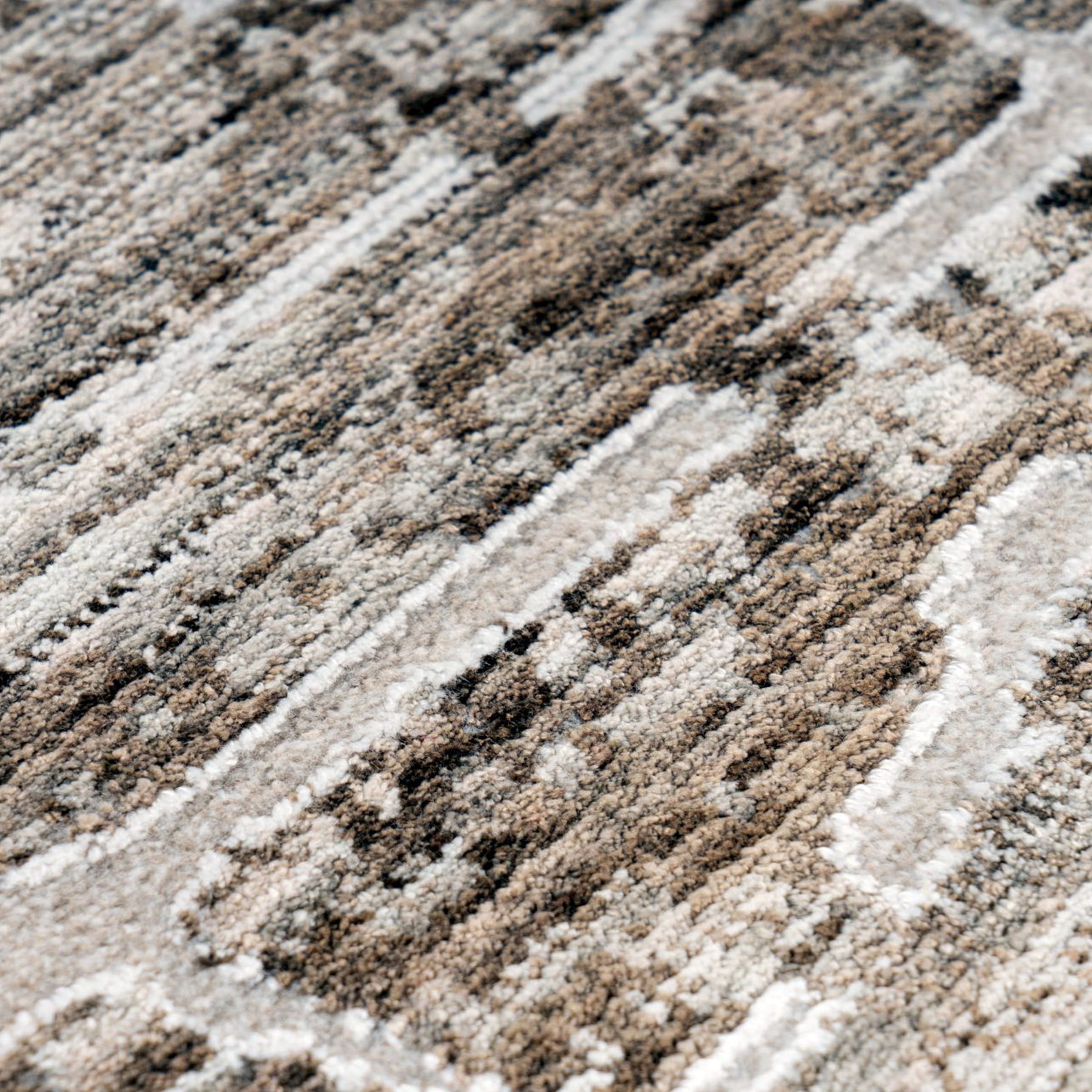 Kayoom Teppich »Amora 260« rechteckig 13 mm Höhe Kurzflor, Vintage, Hoch Tief Struktur, Wohnzimmer