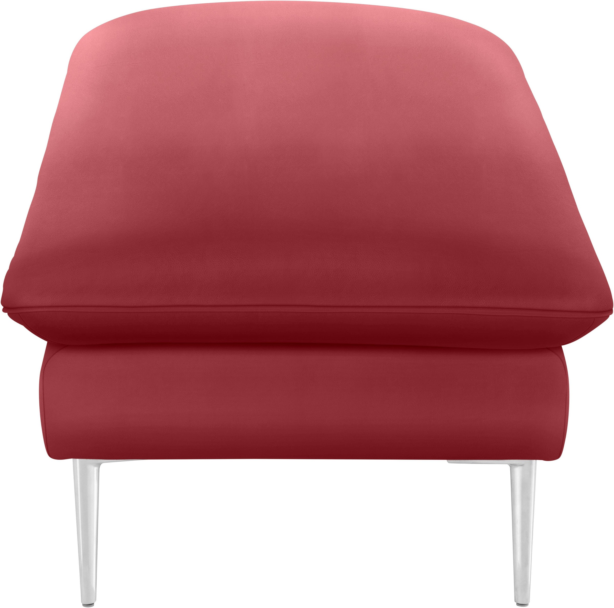 W.SCHILLIG Hocker »enjoy&MORE«, Füße Chrom glänzend, Breite 151 cm