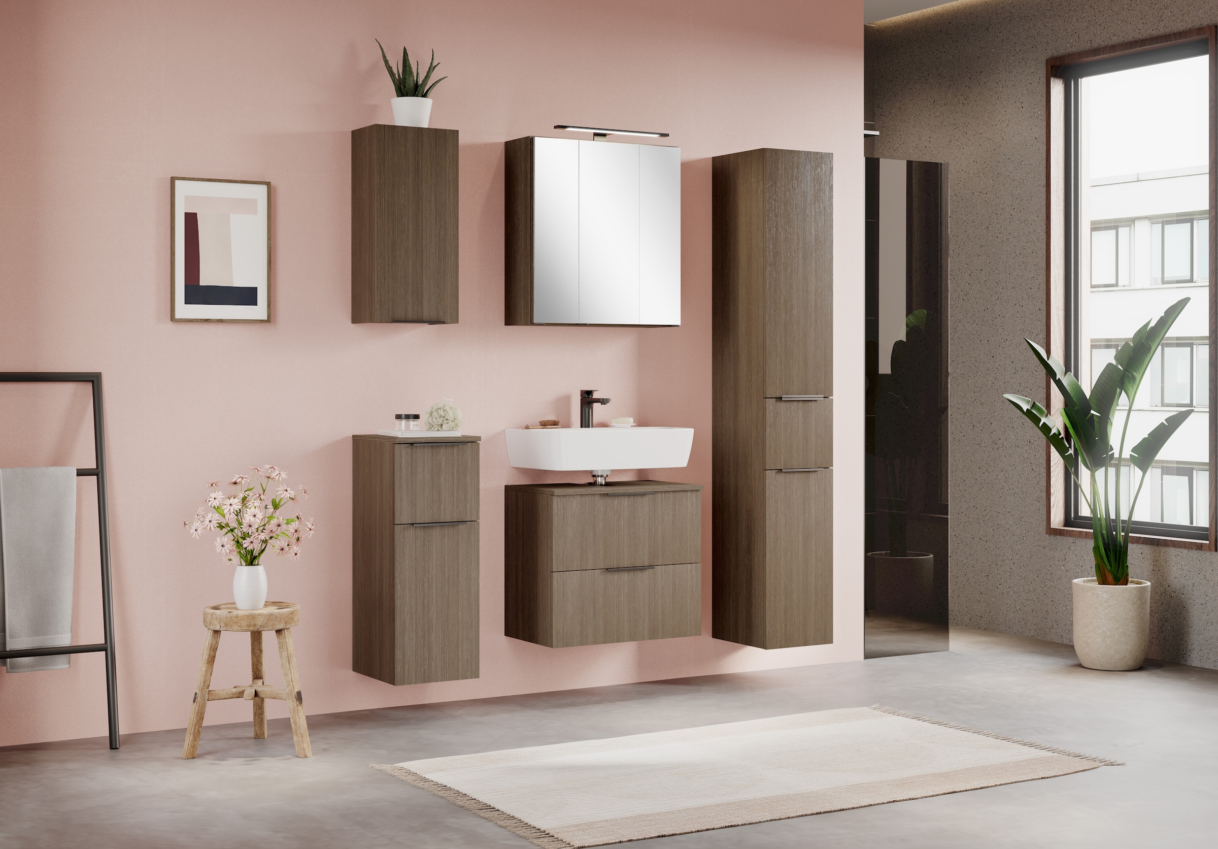 welltime Unterschrank, Welltime, B 30 cm, reversibel, gedämpfte Scharniere & Softclose-Fkt.