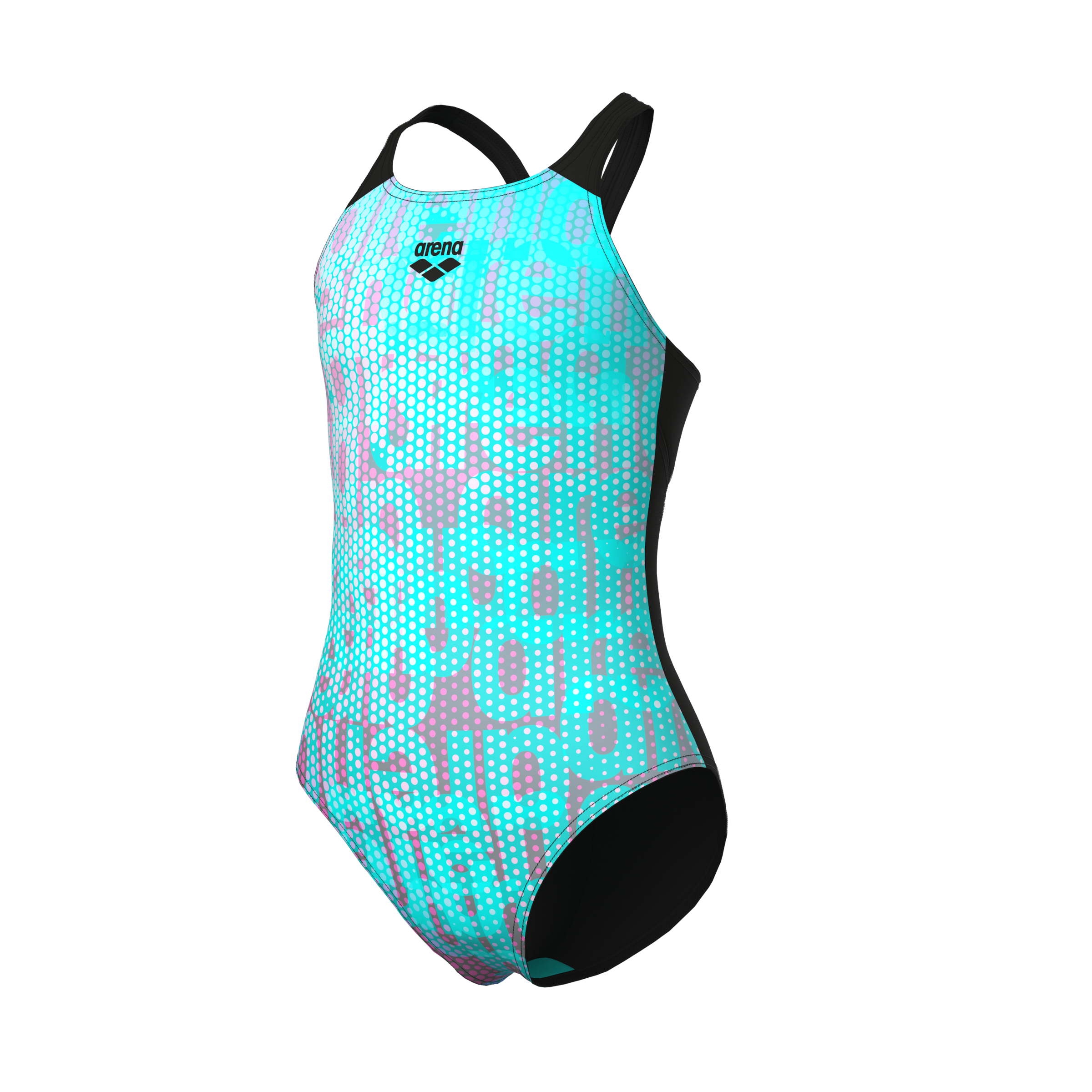 Arena Badeanzug »G ARENA MULTI COLOURS SWIMSUIT V BACK für Mädchen«