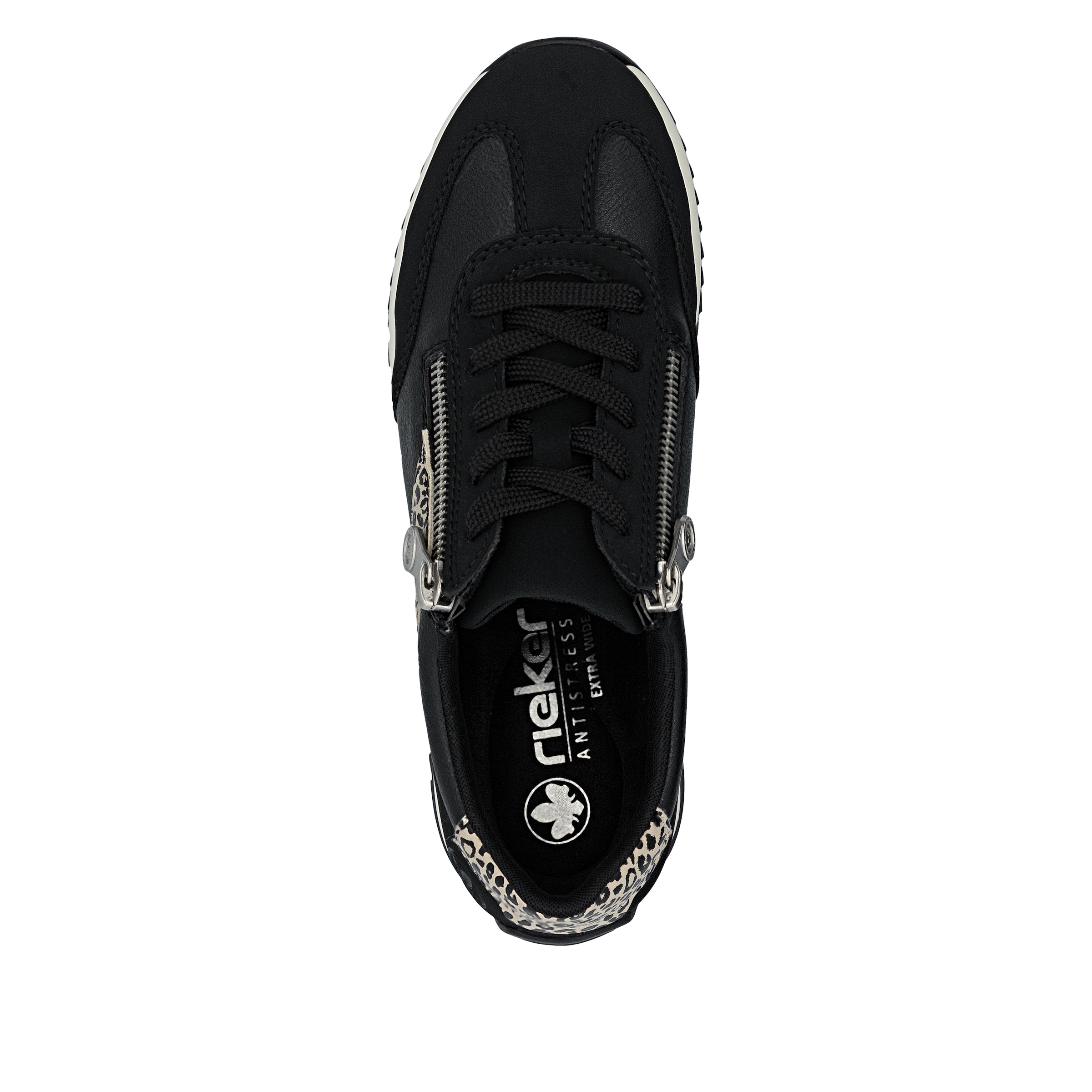Rieker Sneaker  Schnürschuh, Halbschuh, Freizeitsneaker mit Kontrastdetails