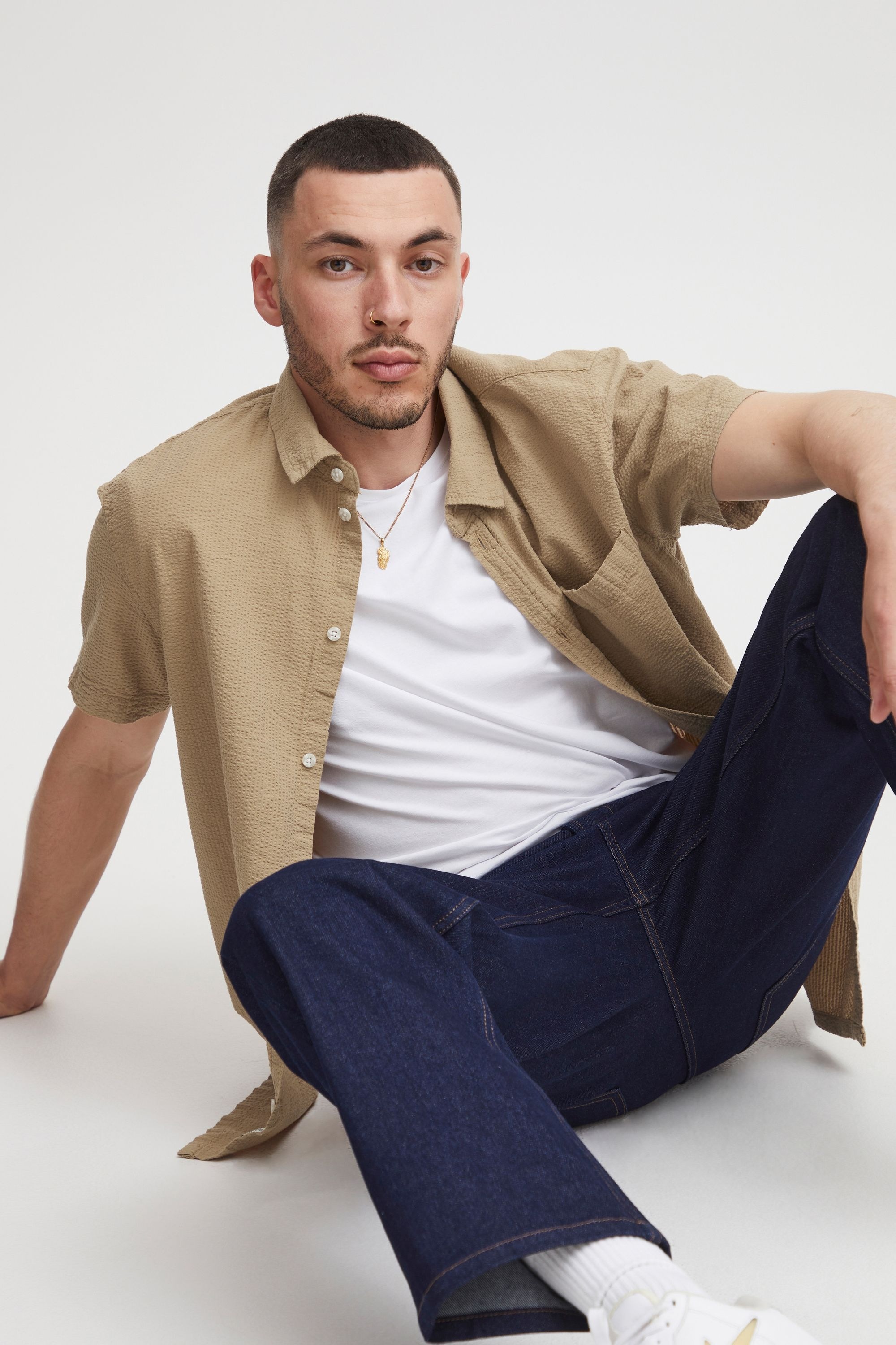 !Solid Kurzarmshirt »Kurzarmhemd SDFrevne«