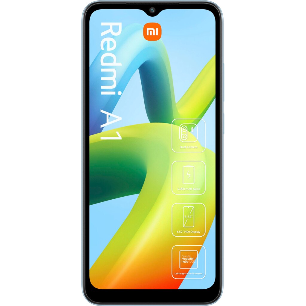 Xiaomi Smartphone »Redmi A1 2+32«, (16,58 cm/6,52 Zoll, 36 GB Speicherplatz, 8 MP Kamera)