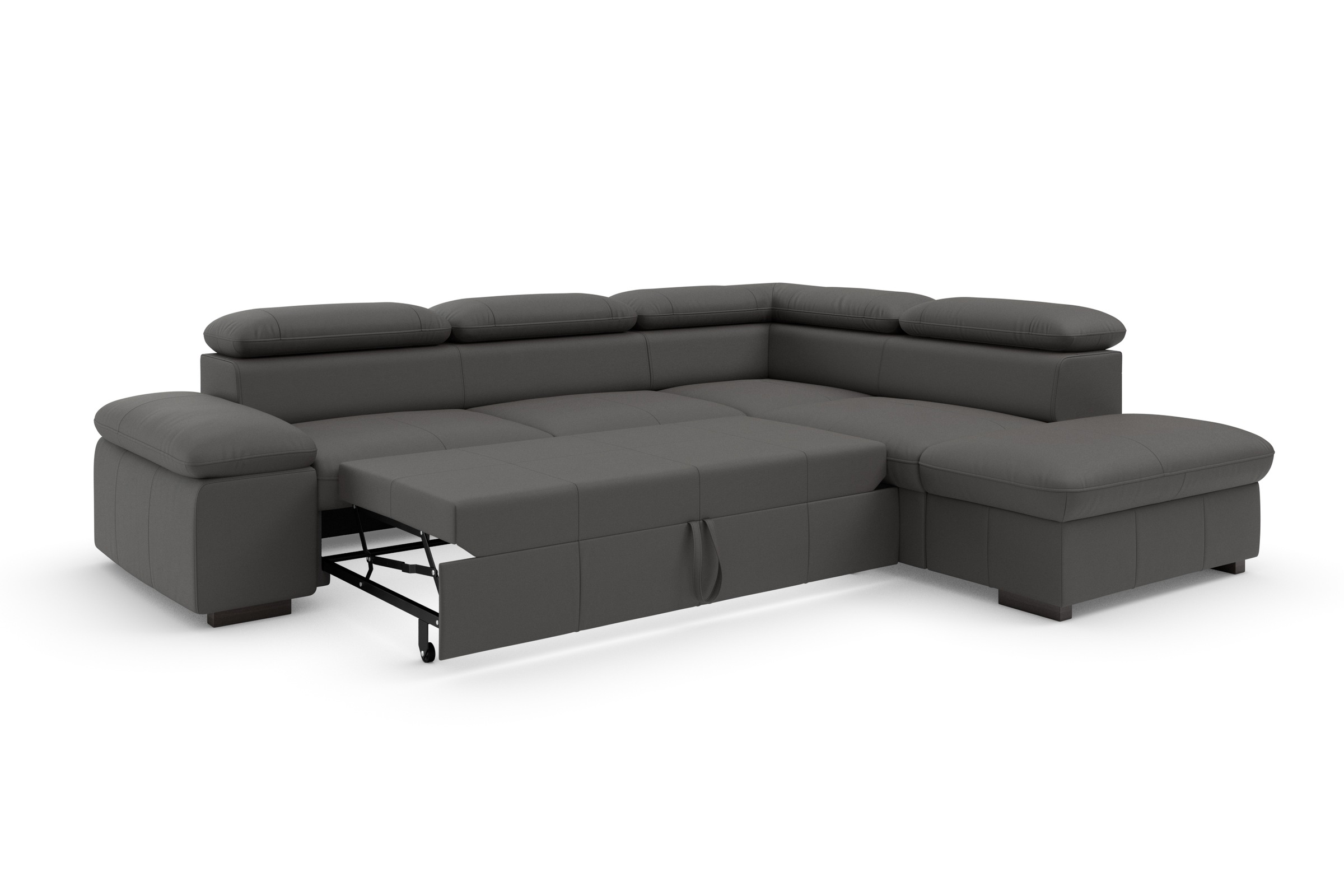Home affaire Ecksofa »Alberto L-Form«, mit Kopfteilverstellung, wahlweise mit Bettfunktion