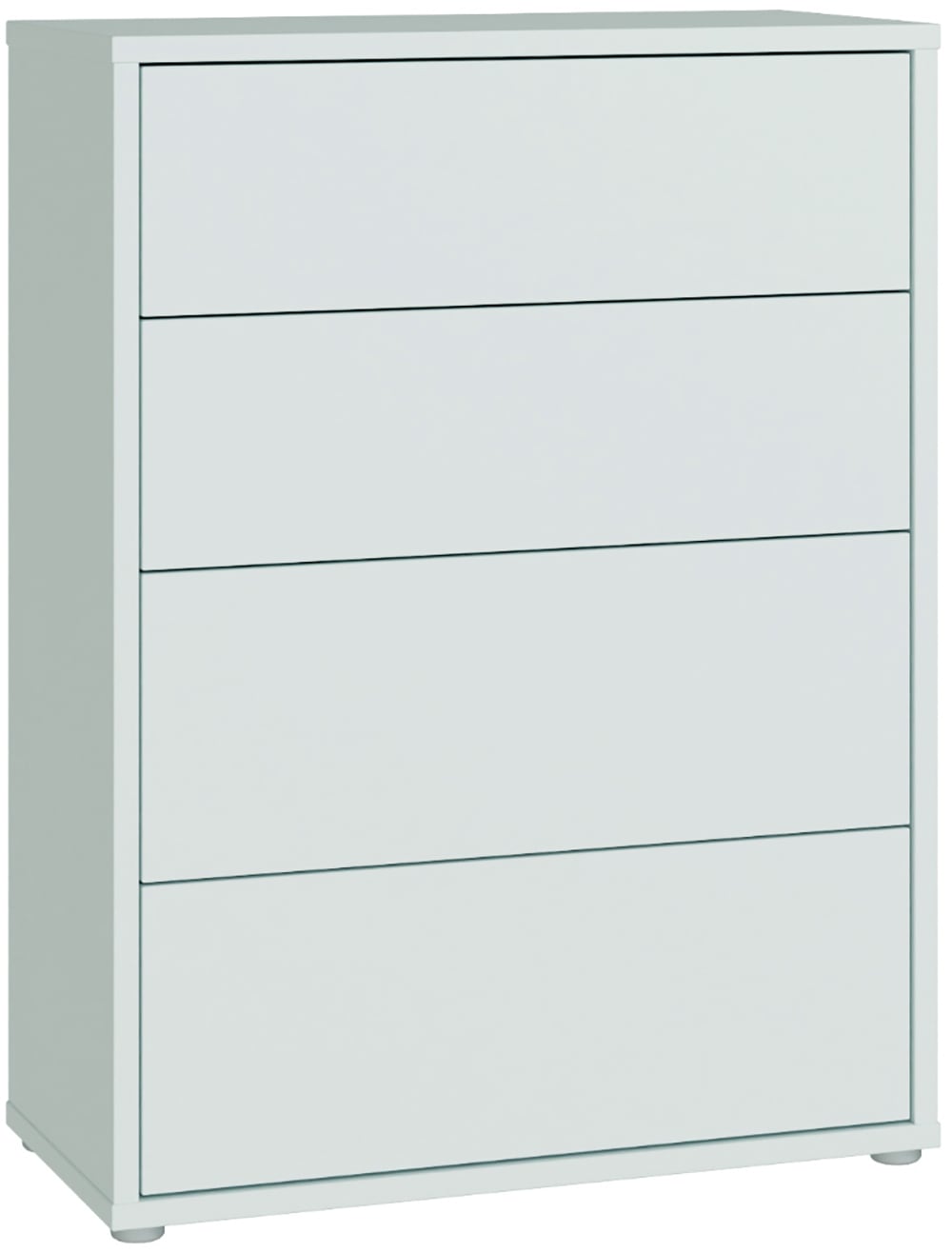 FORTE Kommode »Alice Springs, Kommode 4 Schubkästen B/H/T 74,5/99,1/34,9 cm« Schubkästen mit Vollauszug, Grifflos, Push to open