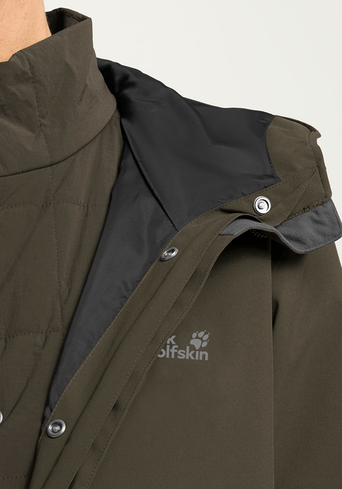 Jack Wolfskin 3-in-1-Funktionsmantel »WINTERDUNE 3IN1 COAT W«, 3in1, wasserdicht, Übergangsjacke