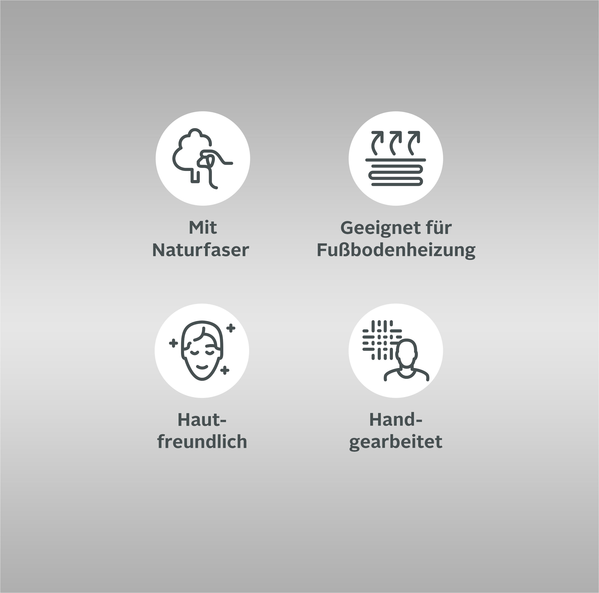 my home Bettumrandung »Wolly, Handweb Teppiche«, (3 tlg.), Bettvorleger, Wolle, handgewebt, Läufer-Set Wohnzimmer, Schlafzimmer