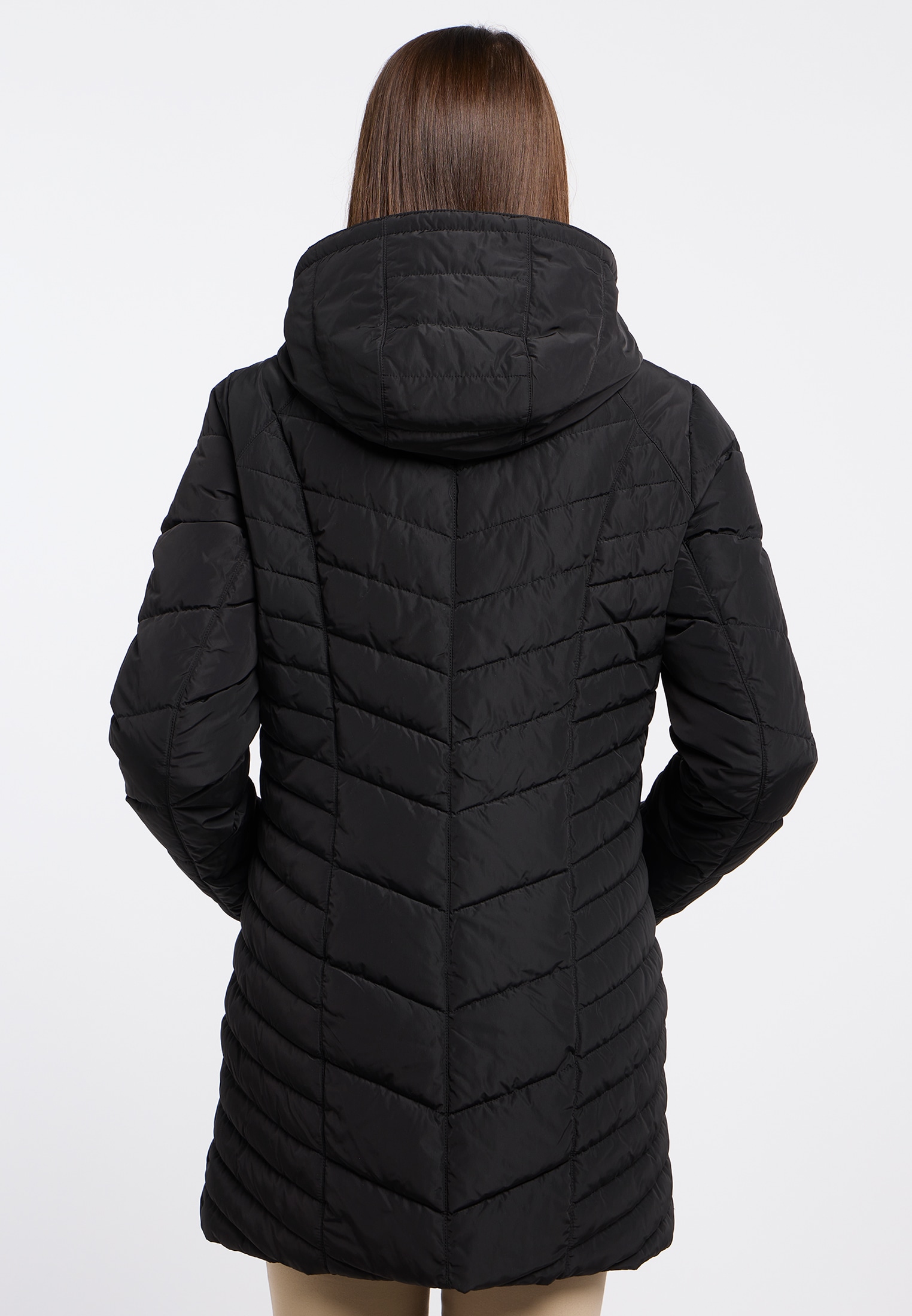 Barbara Lebek Steppjacke, mit Kapuze, mit Kapuze