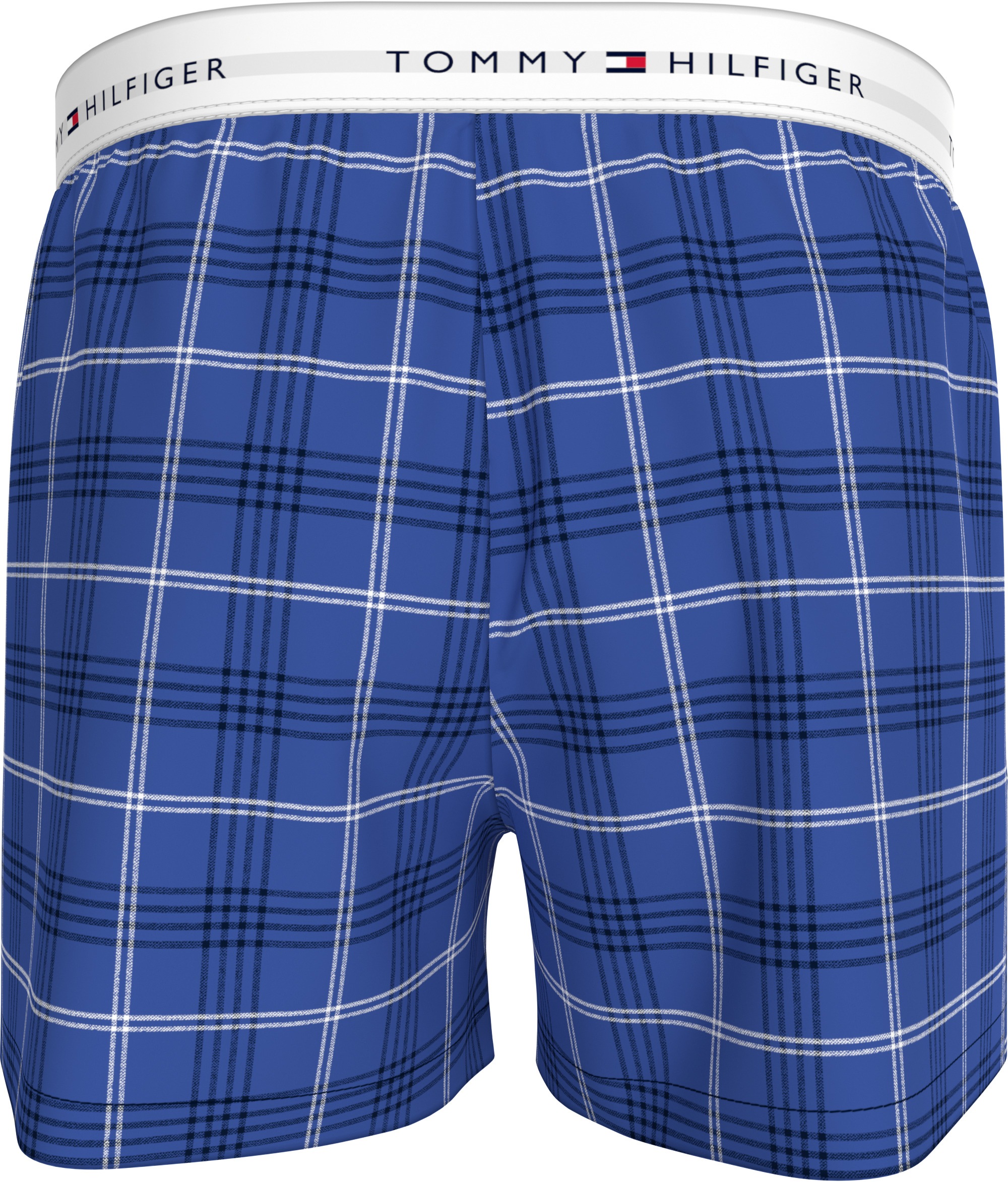 Tommy Hilfiger Underwear Webboxer »2P WOVEN BOXER«, (Packung, 2 St., 2er), mit Logobund