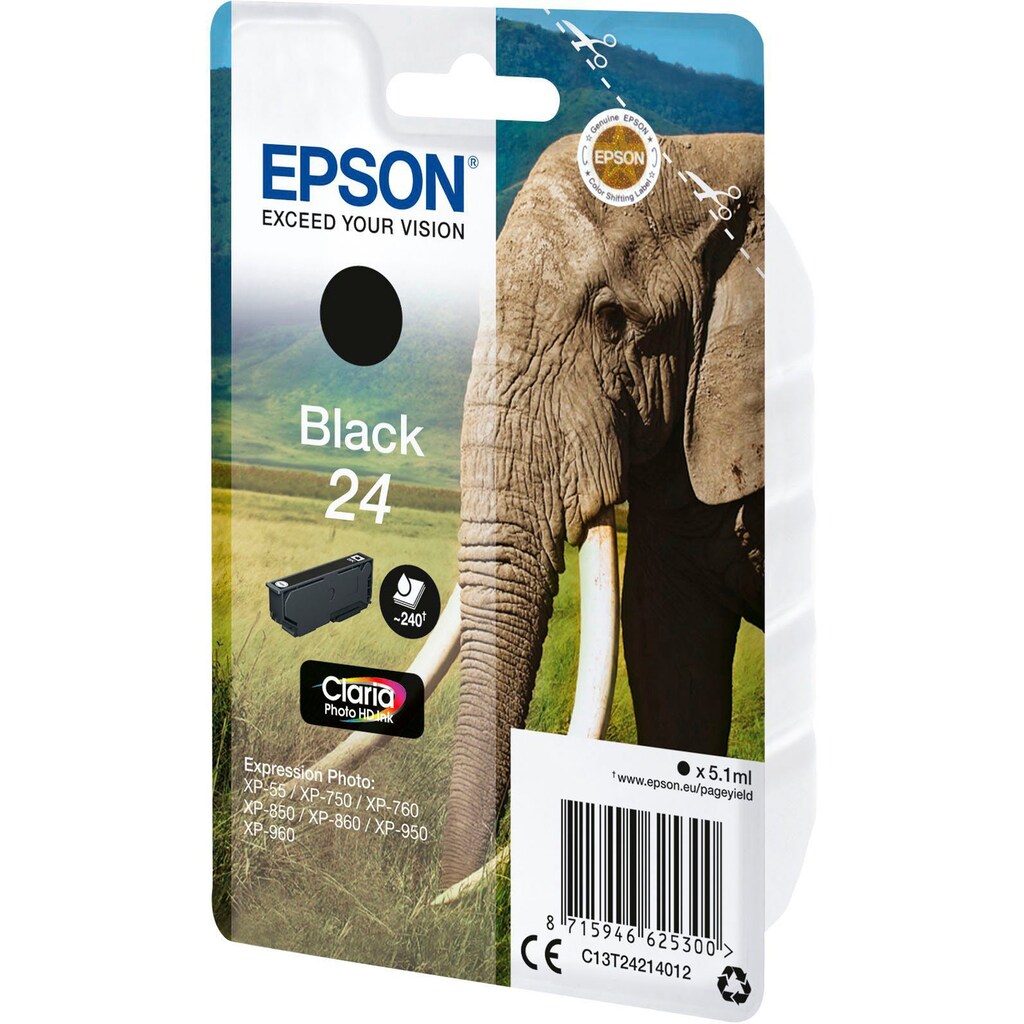 Epson Tintenpatrone »Black 24«