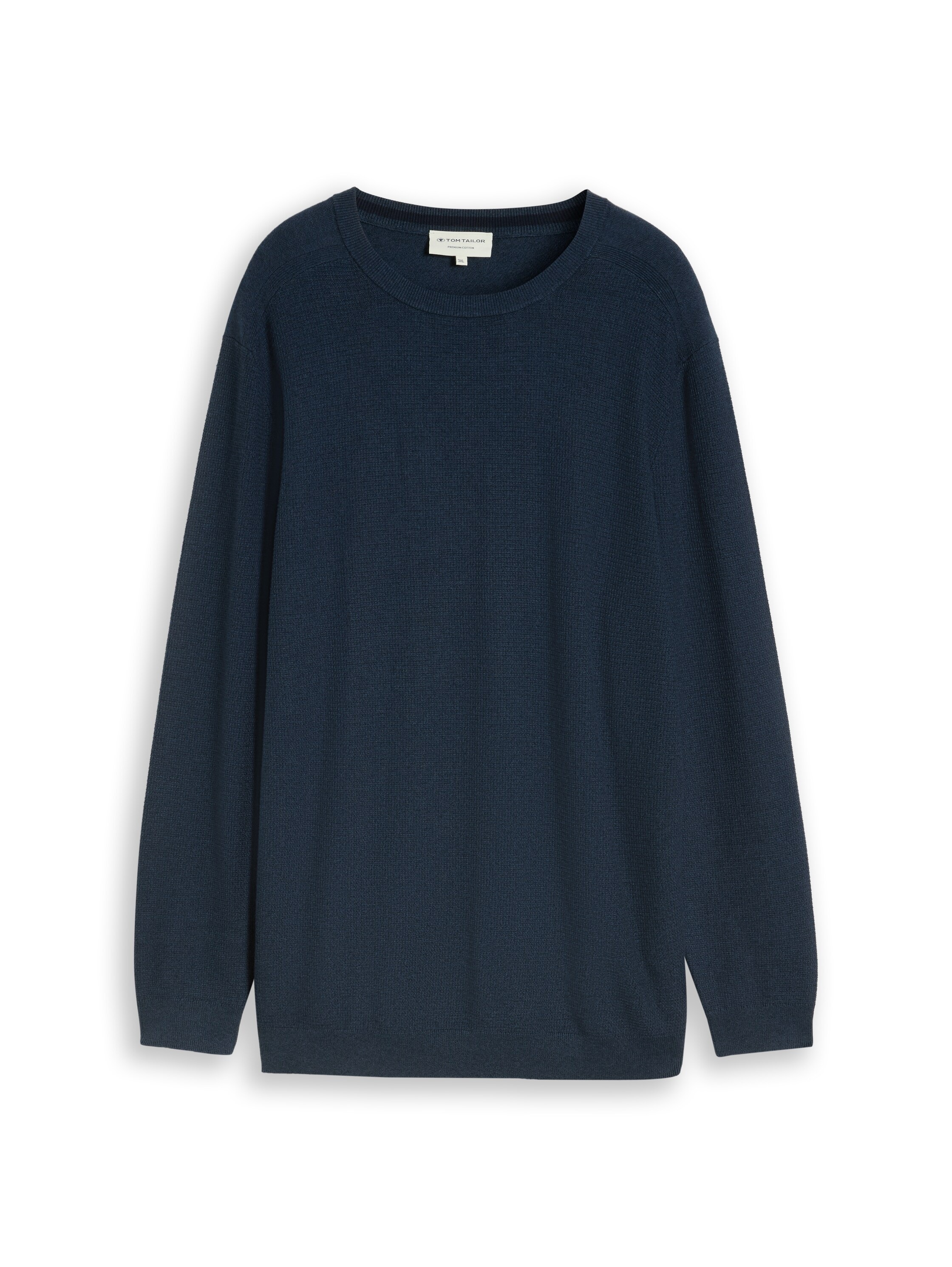 TOM TAILOR PLUS Strickpullover mit Rundhals / Große Größen