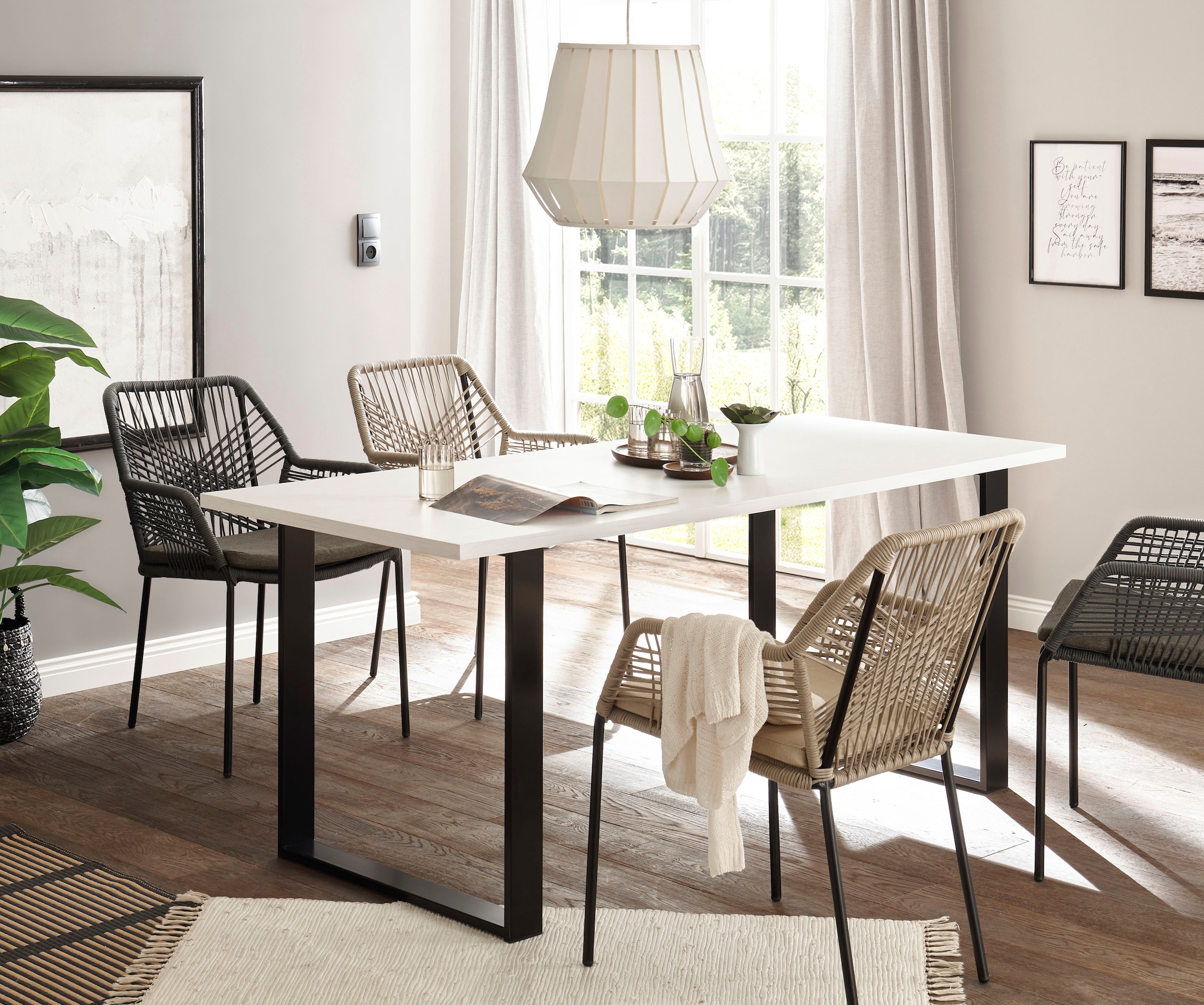 Home affaire Esstisch »SHERWOOD«, in modernem Holz Dekor, Breite 180 cm