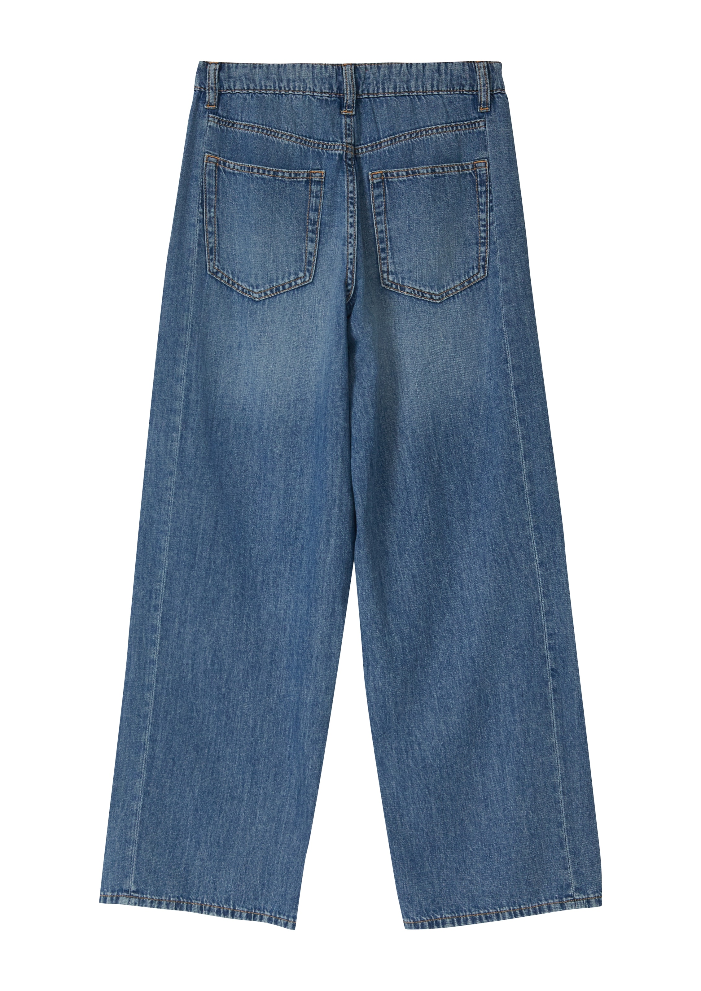 s.Oliver Junior Weite Jeans aus reiner Baumwolle