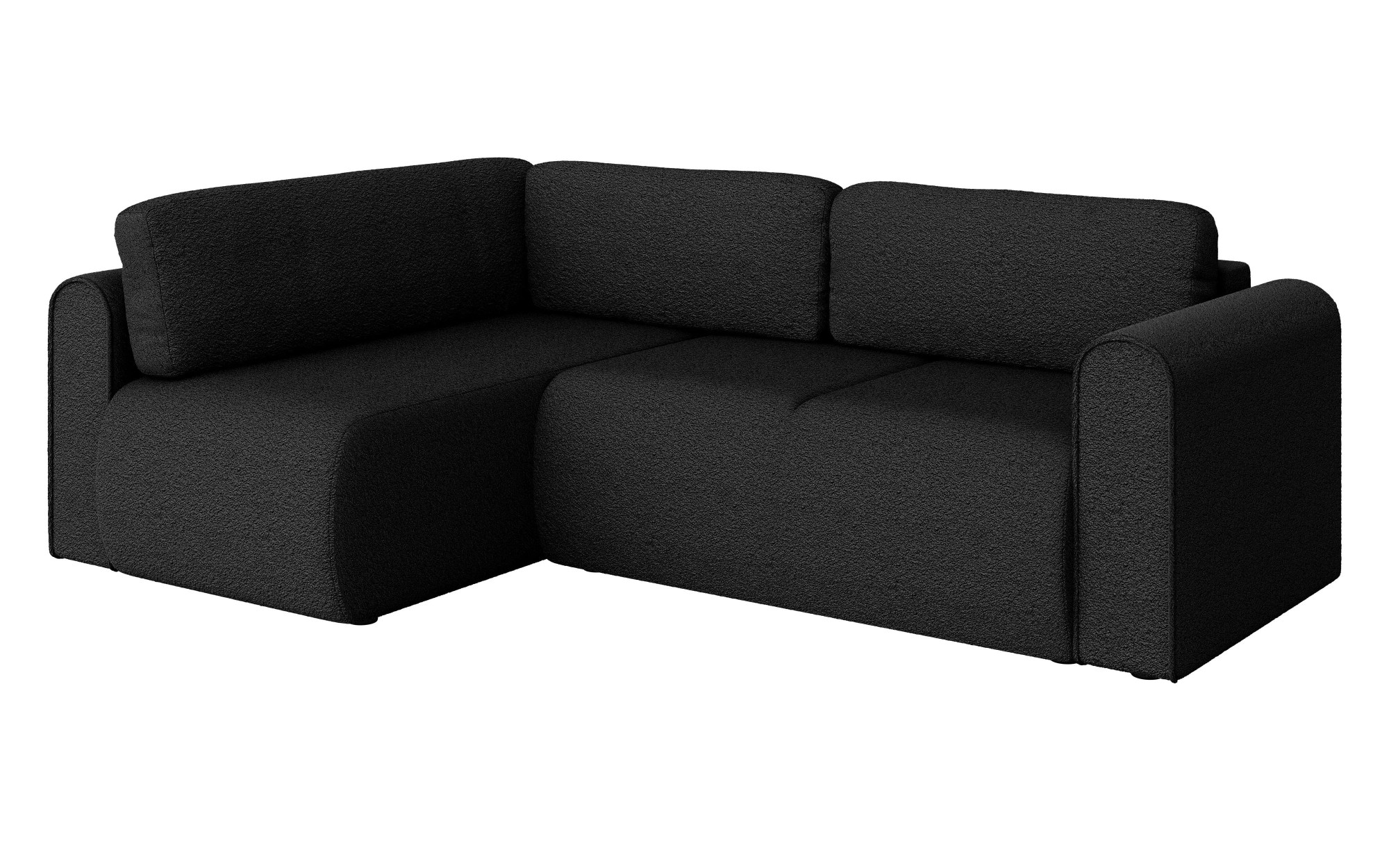 INOSIGN Ecksofa »Ecksofa Zacharia wahlweise mit Bettfunktion, BxTxH 250x166x86 cm«, L-Form mit Wellenunterfederung, Recamiere beidseitig montierbar