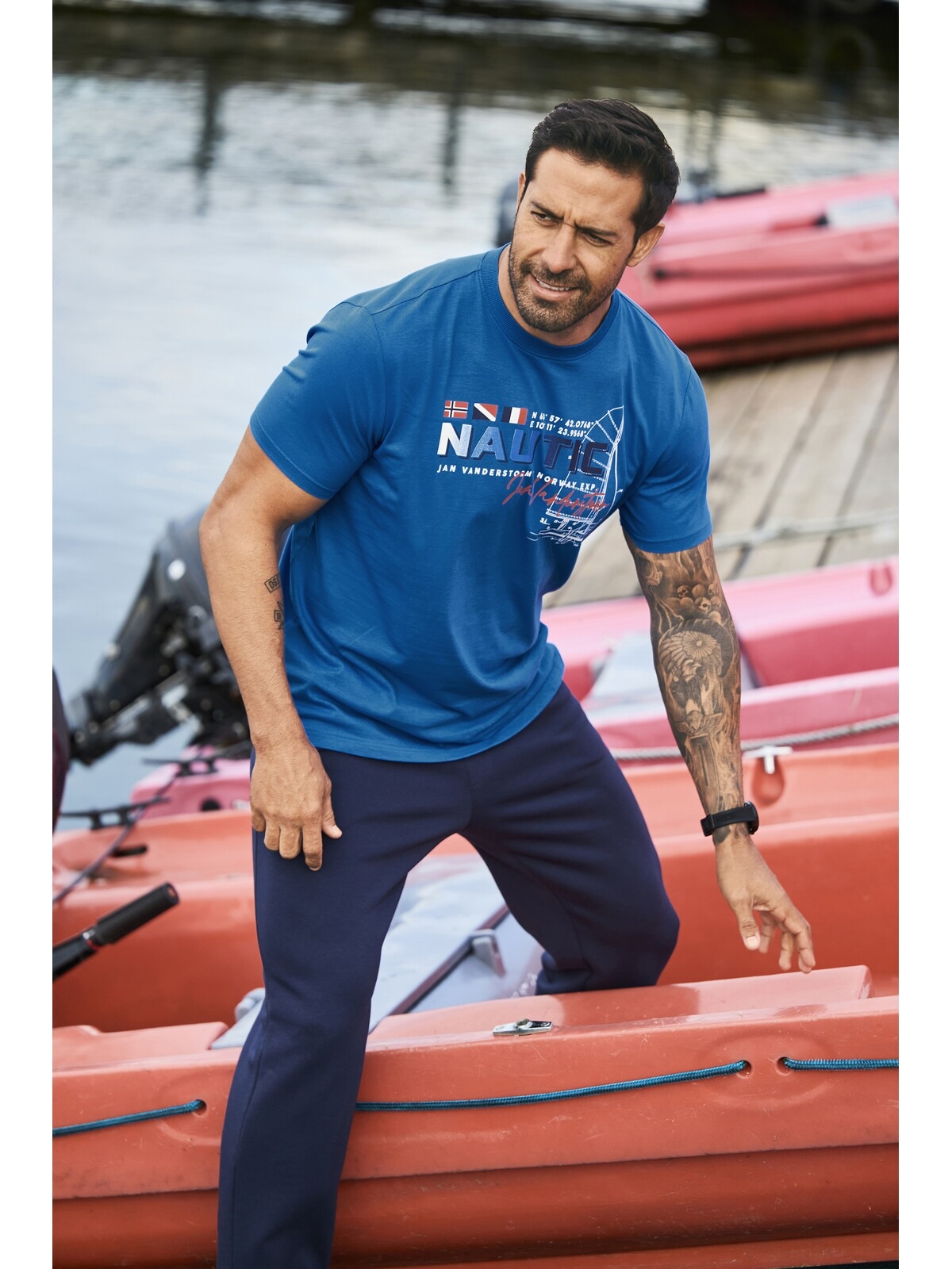 Jan Vanderstorm T-Shirt »T-Shirt SVENHELM«