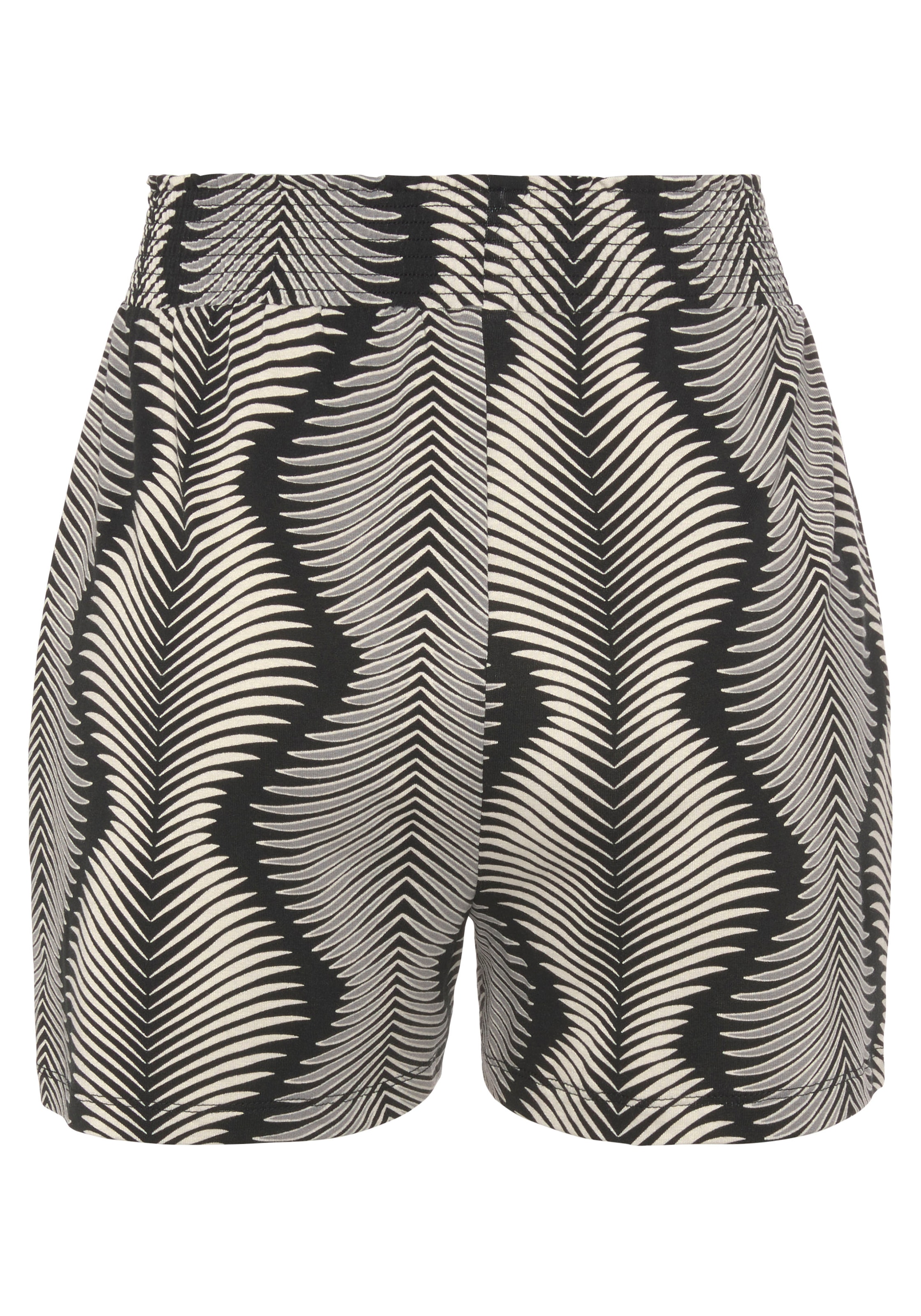 LASCANA Pyjamashorts, mit modisch hoher Taille