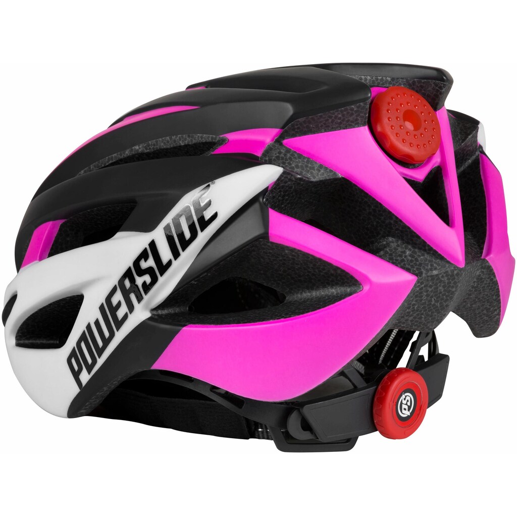 Powerslide Kinderfahrradhelm »Race Attack White / Pink«