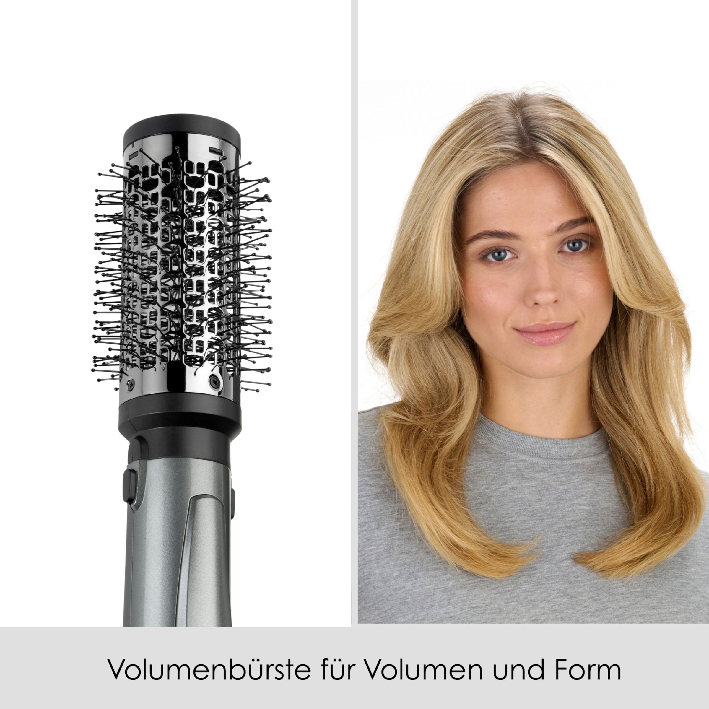 BaByliss Warmluftbürste »Xanadu Warmluftbürste mit 3 Aufsätzen, 1000W, AS261E« 3 Aufsätze Rundbürstenföhn, 3-in-1  Föhnen, Glätten, Volumen, Ionen-Technologie