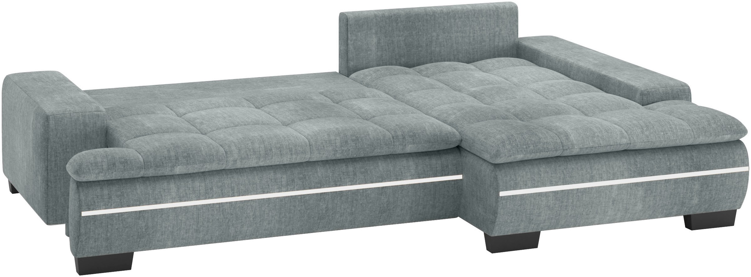 Mr. Couch Ecksofa »Haiti II, L-Form«, RGB-LED Beleuchtung, Kaltschaum, wahlweise mit Bett, Bettkasten
